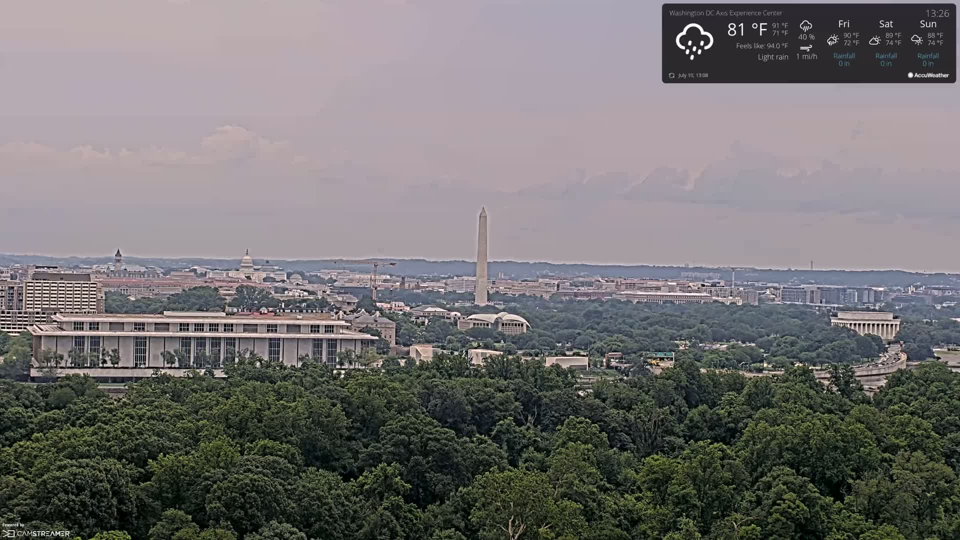 Washington D.C Skyline Live Cam - Washington, Disctrict of Columbia, USA