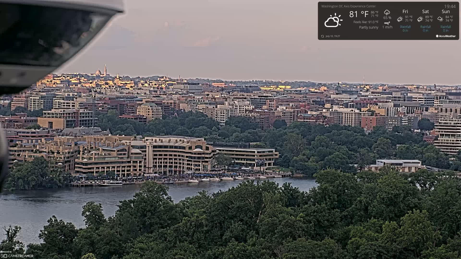 Washington D.C Skyline Live Cam - Washington, Disctrict of Columbia, USA