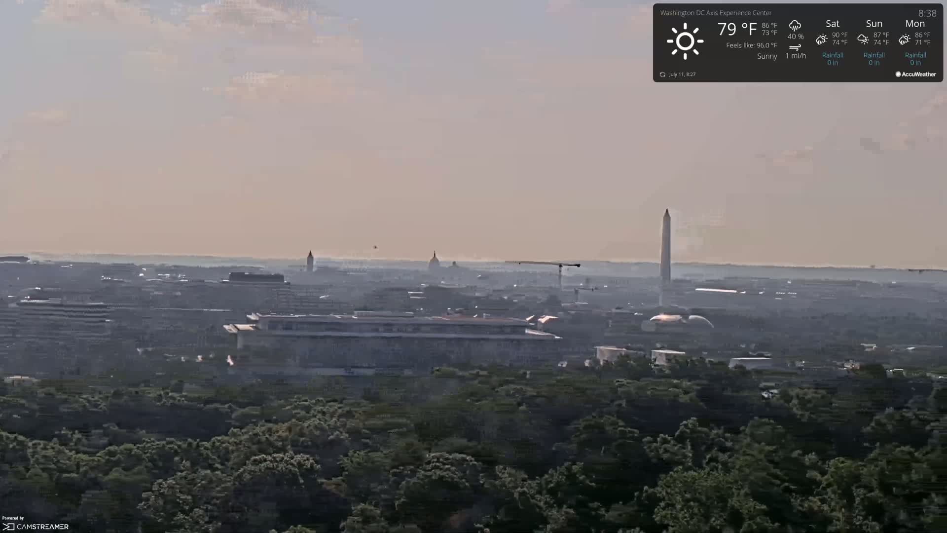 Washington D.C Skyline Live Cam - Washington, Disctrict of Columbia, USA