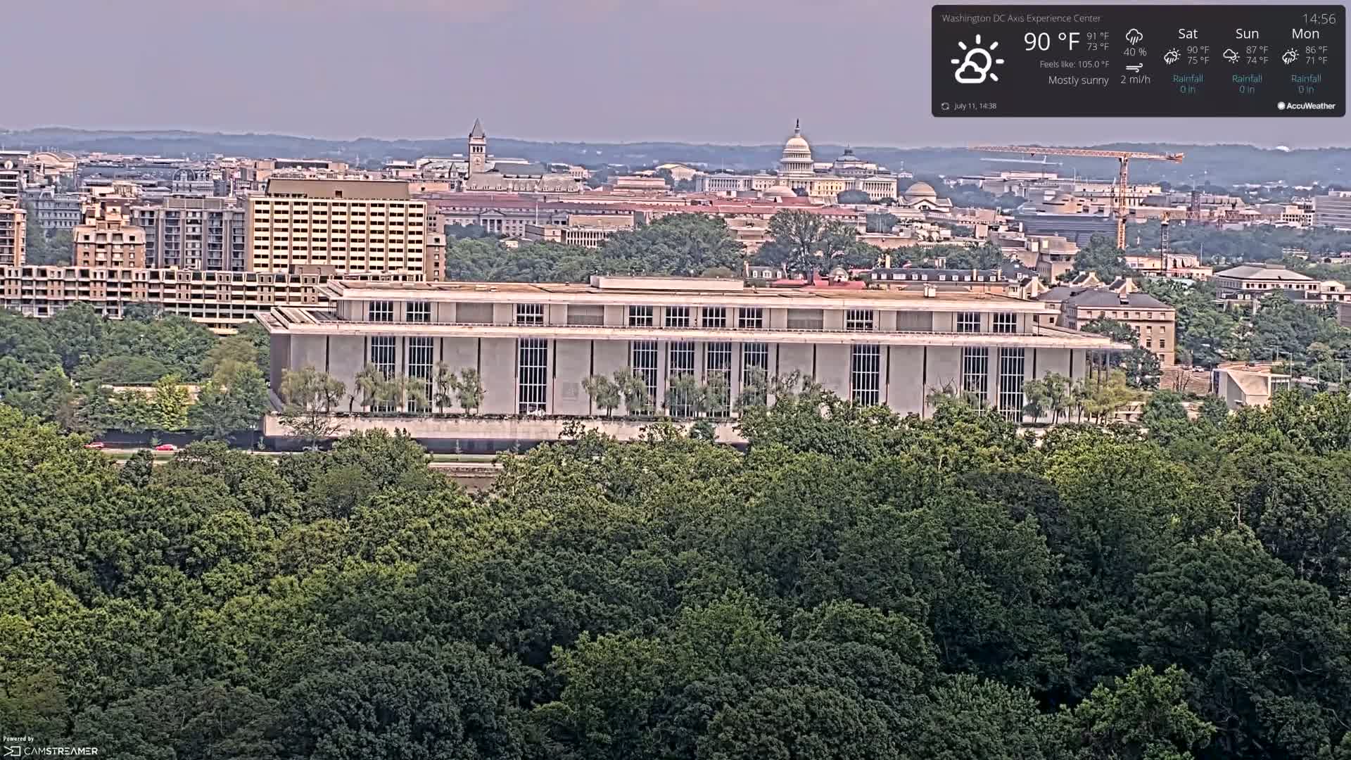 Washington D.C Skyline Live Cam - Washington, Disctrict of Columbia, USA