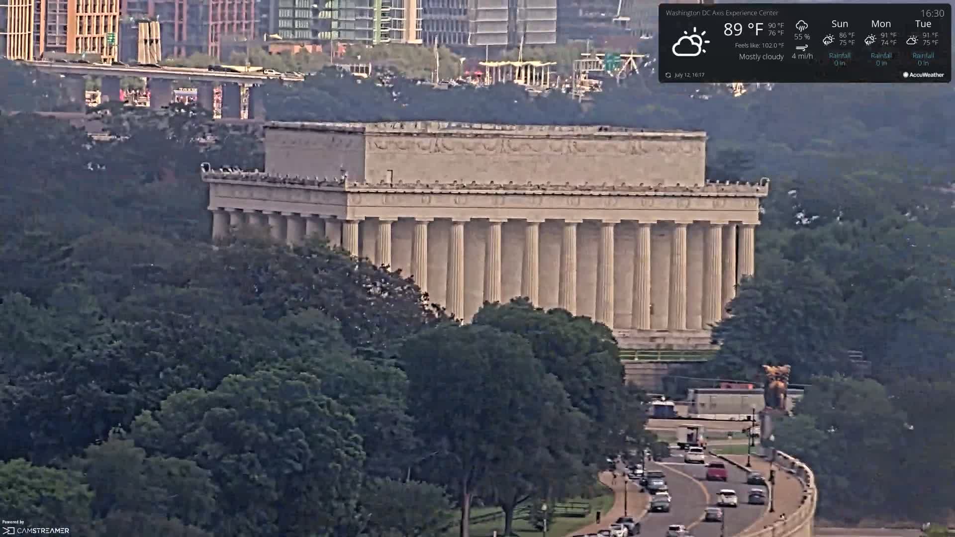Washington D.C Skyline Live Cam - Washington, Disctrict of Columbia, USA