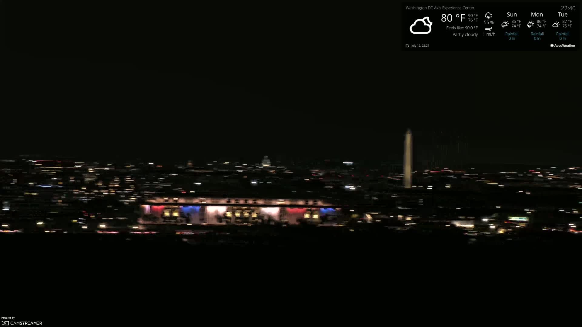 Washington D.C Skyline Live Cam - Washington, Disctrict of Columbia, USA
