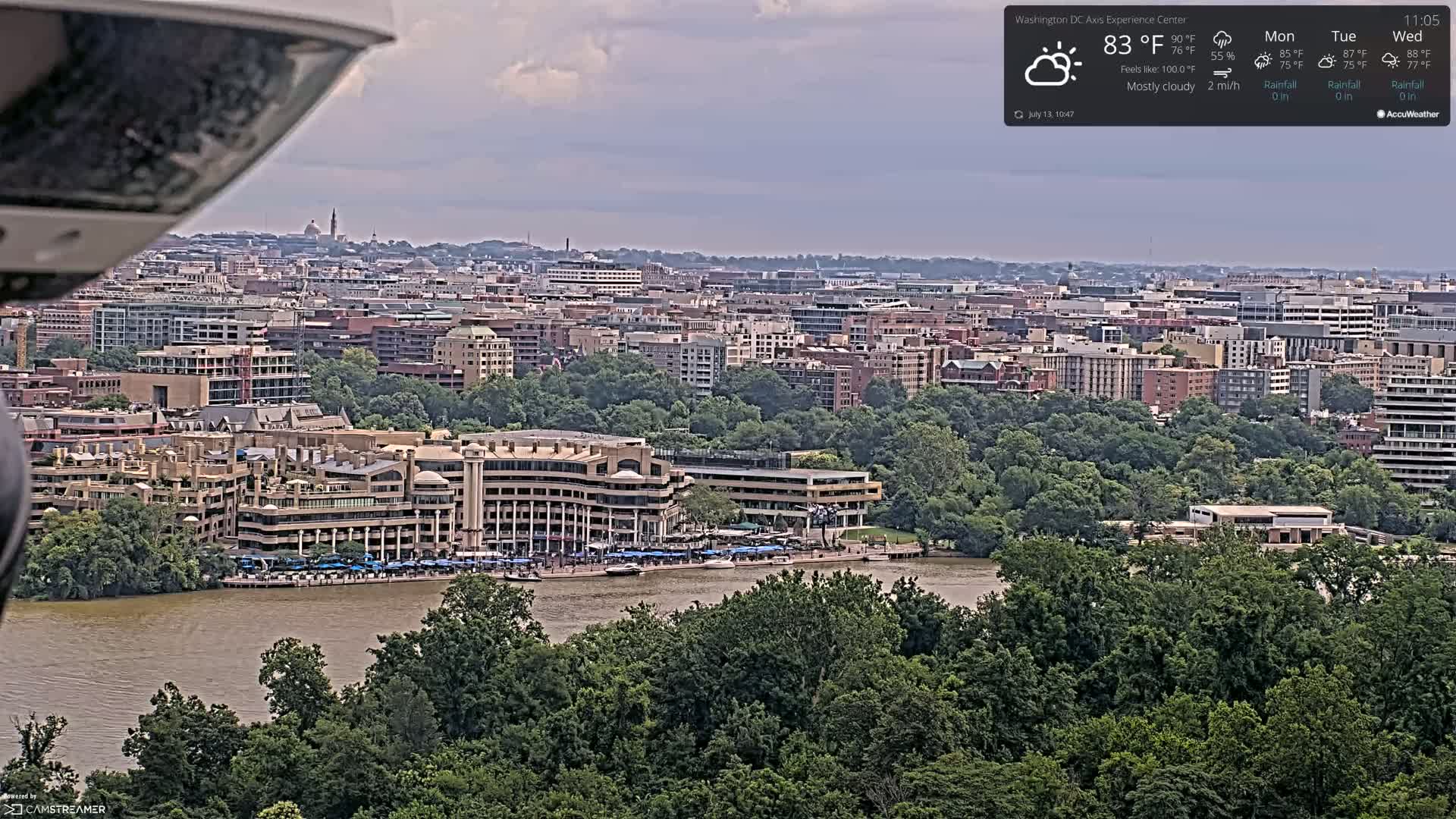 Washington D.C Skyline Live Cam - Washington, Disctrict of Columbia, USA