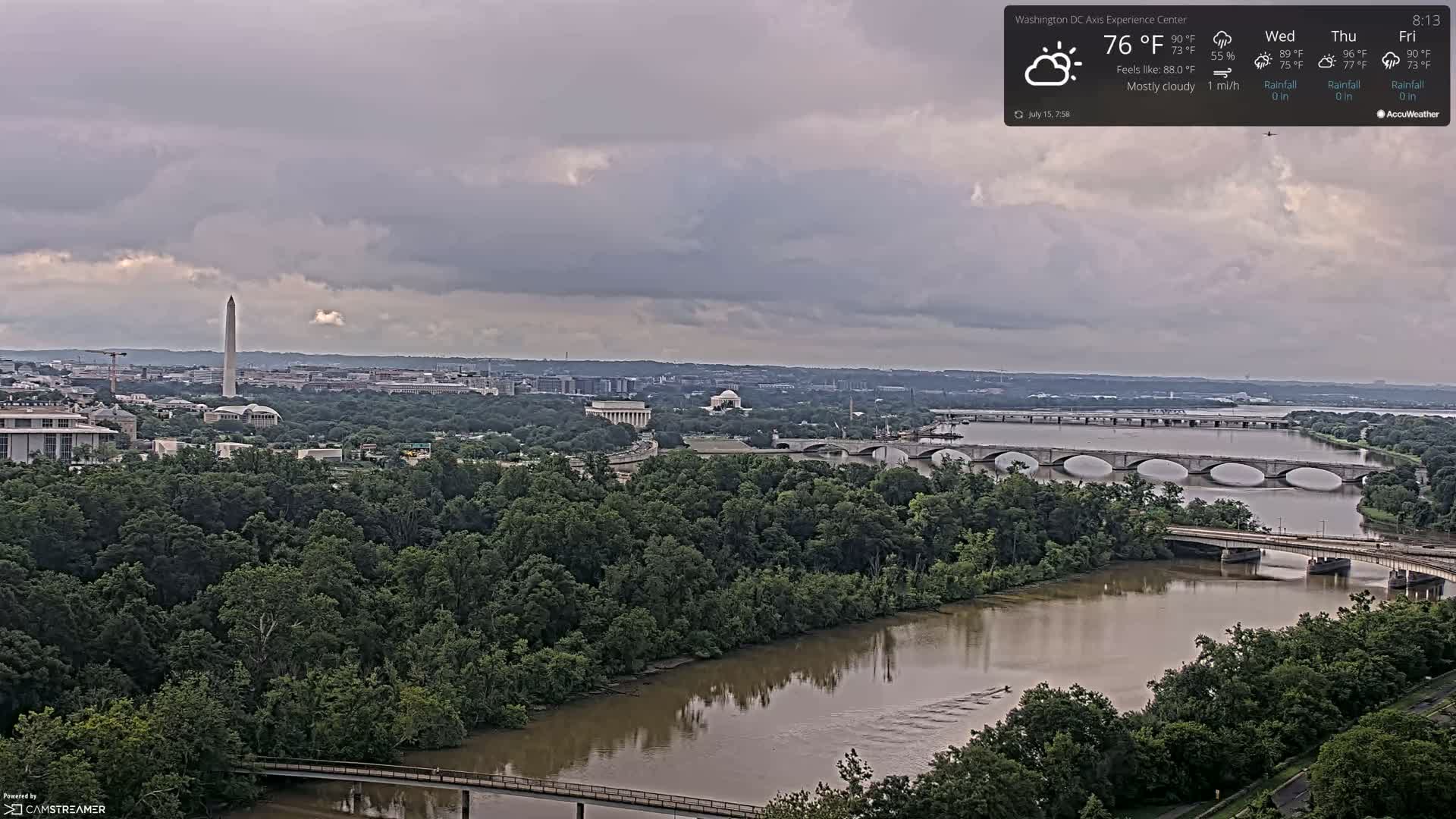 Washington D.C Skyline Live Cam - Washington, Disctrict of Columbia, USA