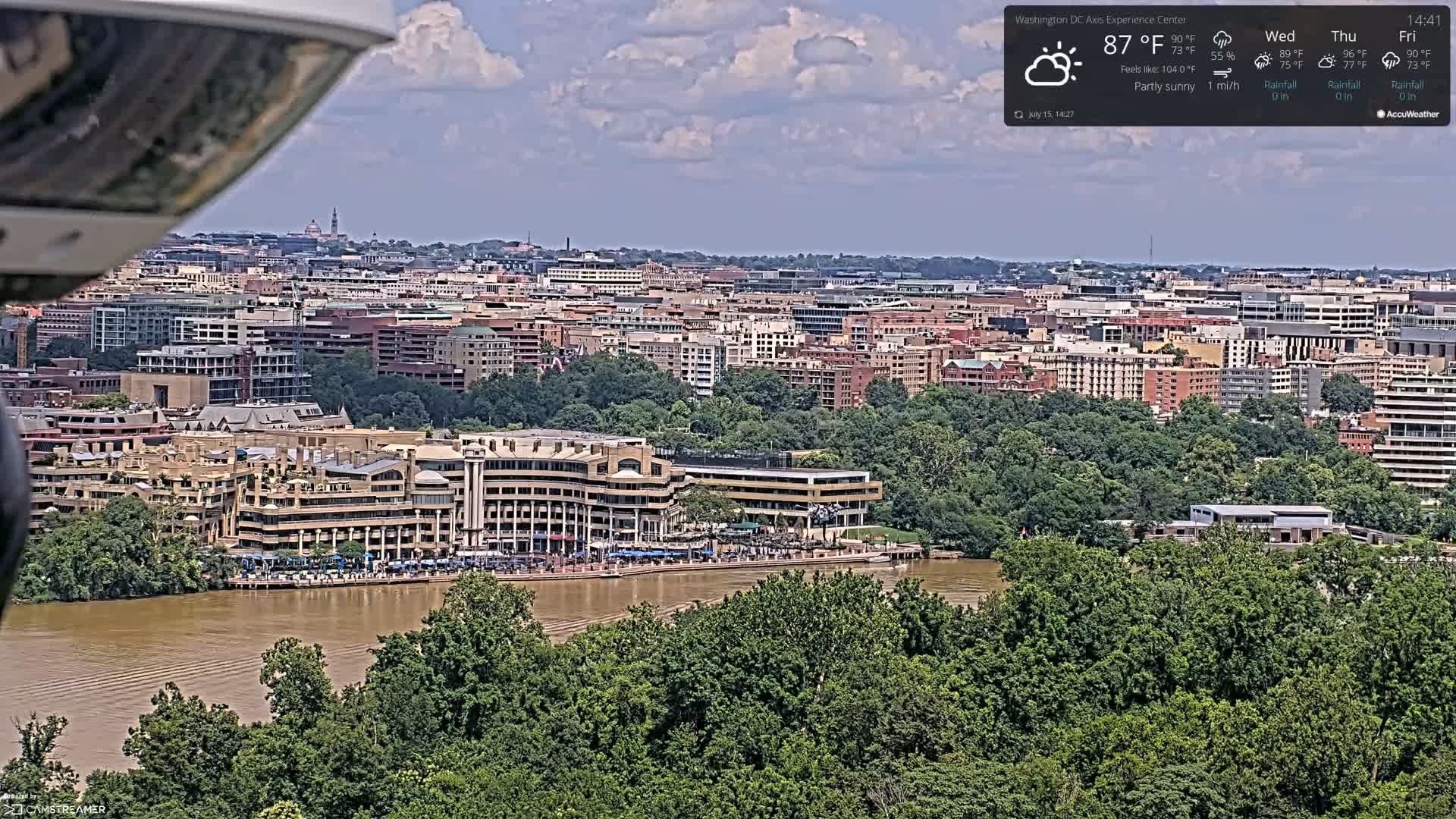 Washington D.C Skyline Live Cam - Washington, Disctrict of Columbia, USA