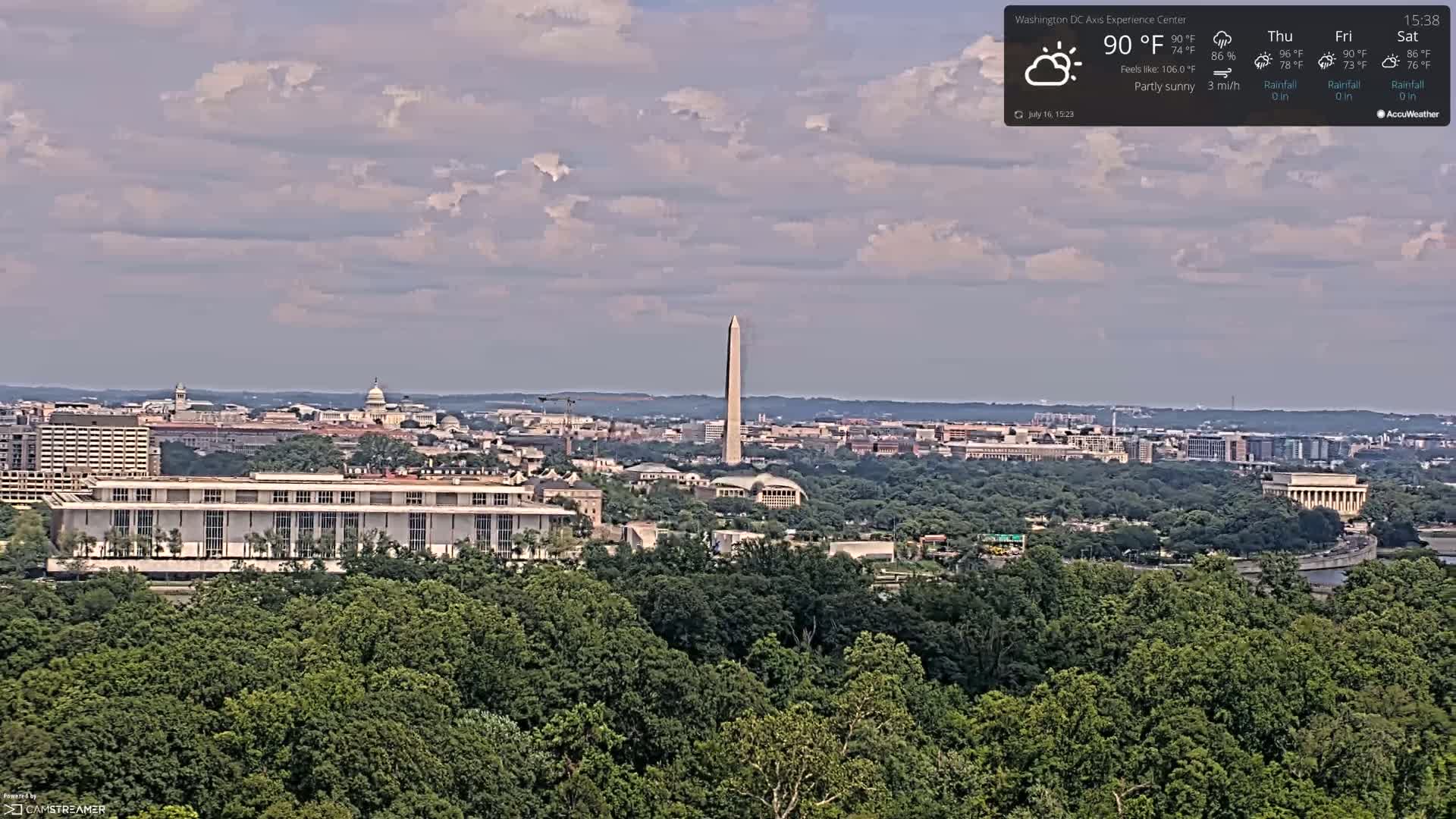 Washington D.C Skyline Live Cam - Washington, Disctrict of Columbia, USA