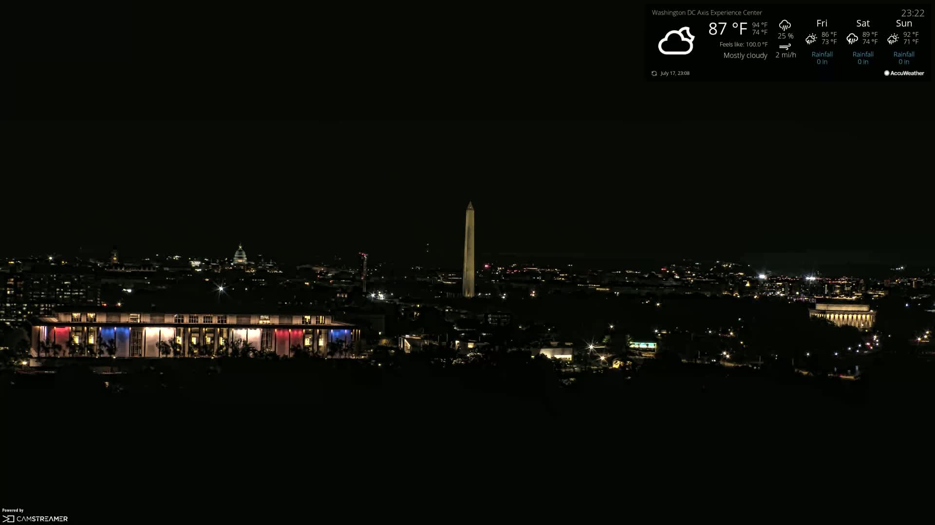 Washington D.C Skyline Live Cam - Washington, Disctrict of Columbia, USA
