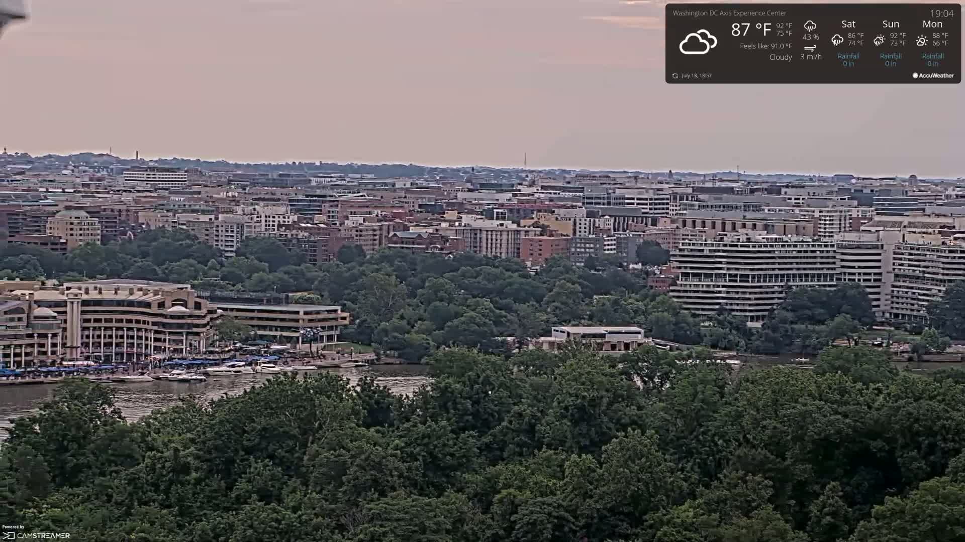 Washington D.C Skyline Live Cam - Washington, Disctrict of Columbia, USA
