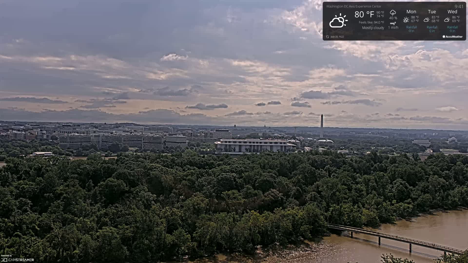 Washington D.C Skyline Live Cam - Washington, Disctrict of Columbia, USA