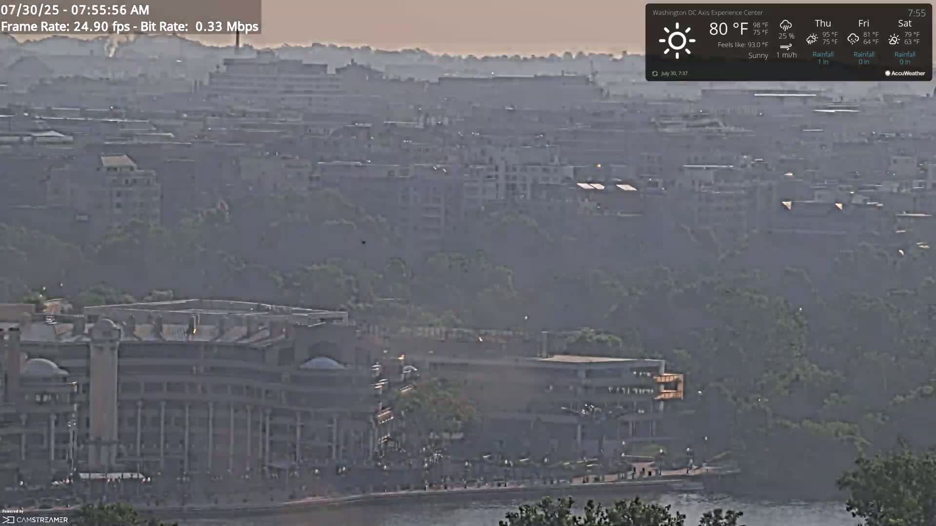 Washington D.C Skyline Live Cam - Washington, Disctrict of Columbia, USA