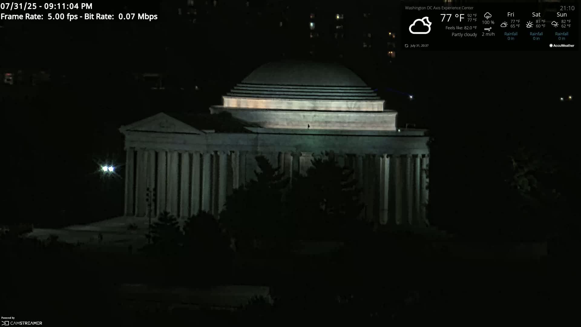 Washington D.C Skyline Live Cam - Washington, Disctrict of Columbia, USA