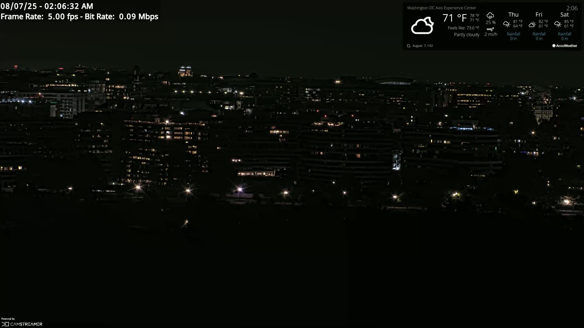 Washington D.C Skyline Live Cam - Washington, Disctrict of Columbia, USA