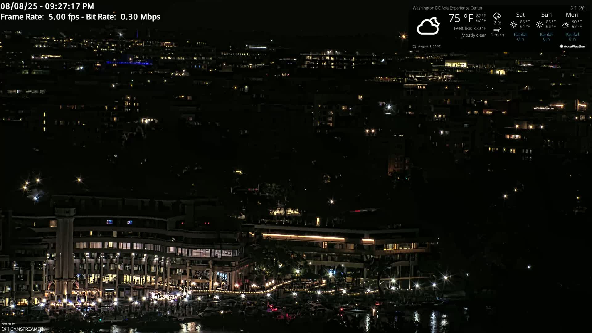Washington D.C Skyline Live Cam - Washington, Disctrict of Columbia, USA