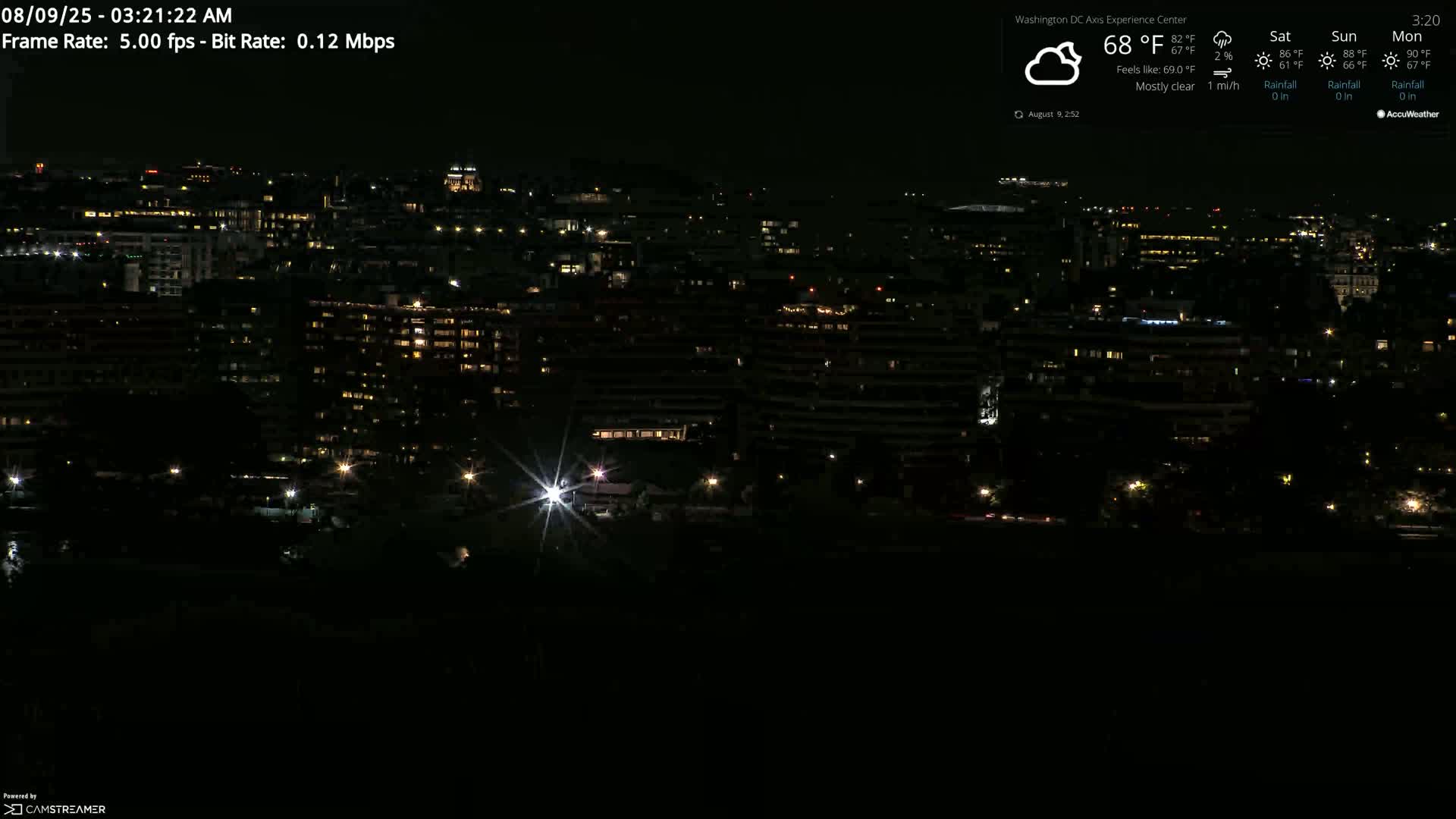 Washington D.C Skyline Live Cam - Washington, Disctrict of Columbia, USA