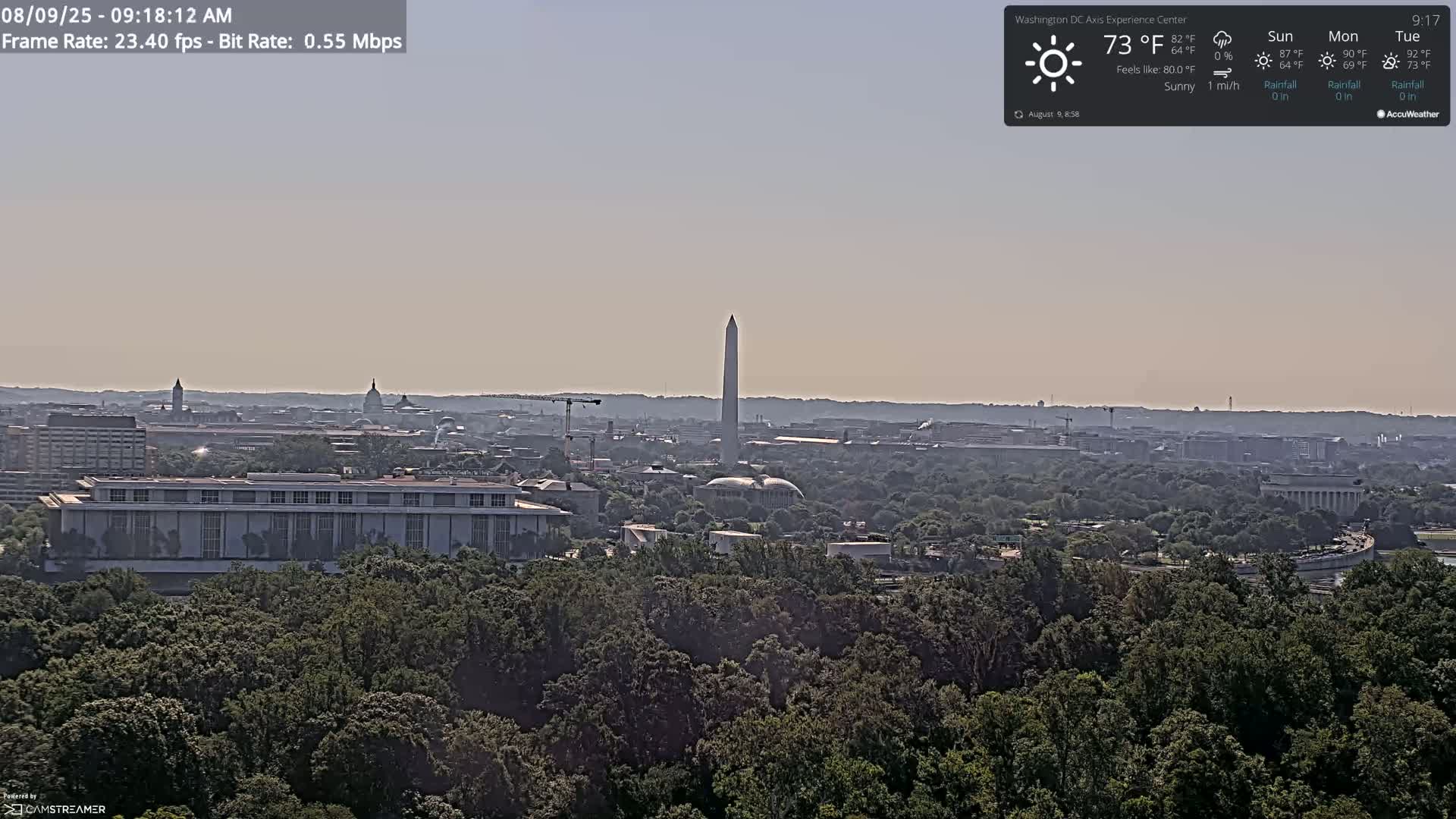 Washington D.C Skyline Live Cam - Washington, Disctrict of Columbia, USA
