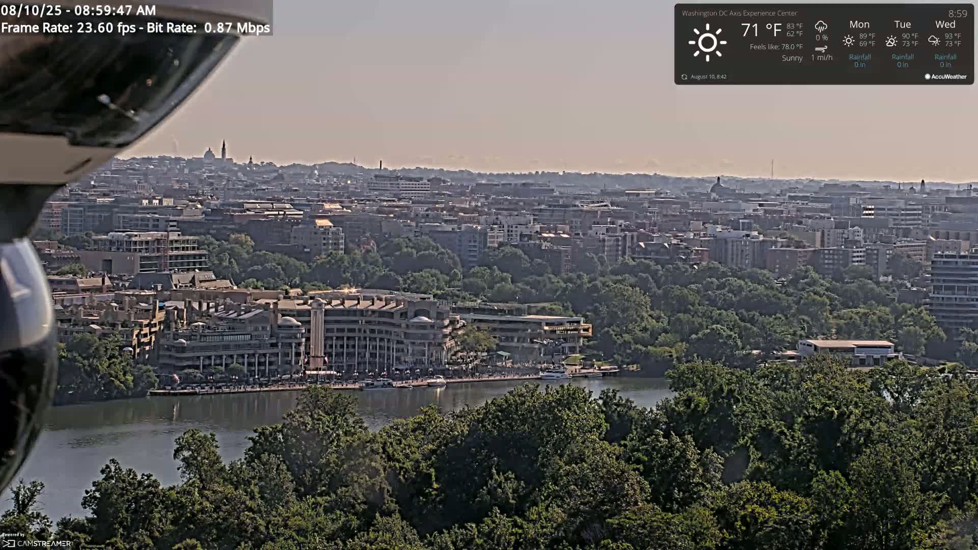 Washington D.C Skyline Live Cam - Washington, Disctrict of Columbia, USA
