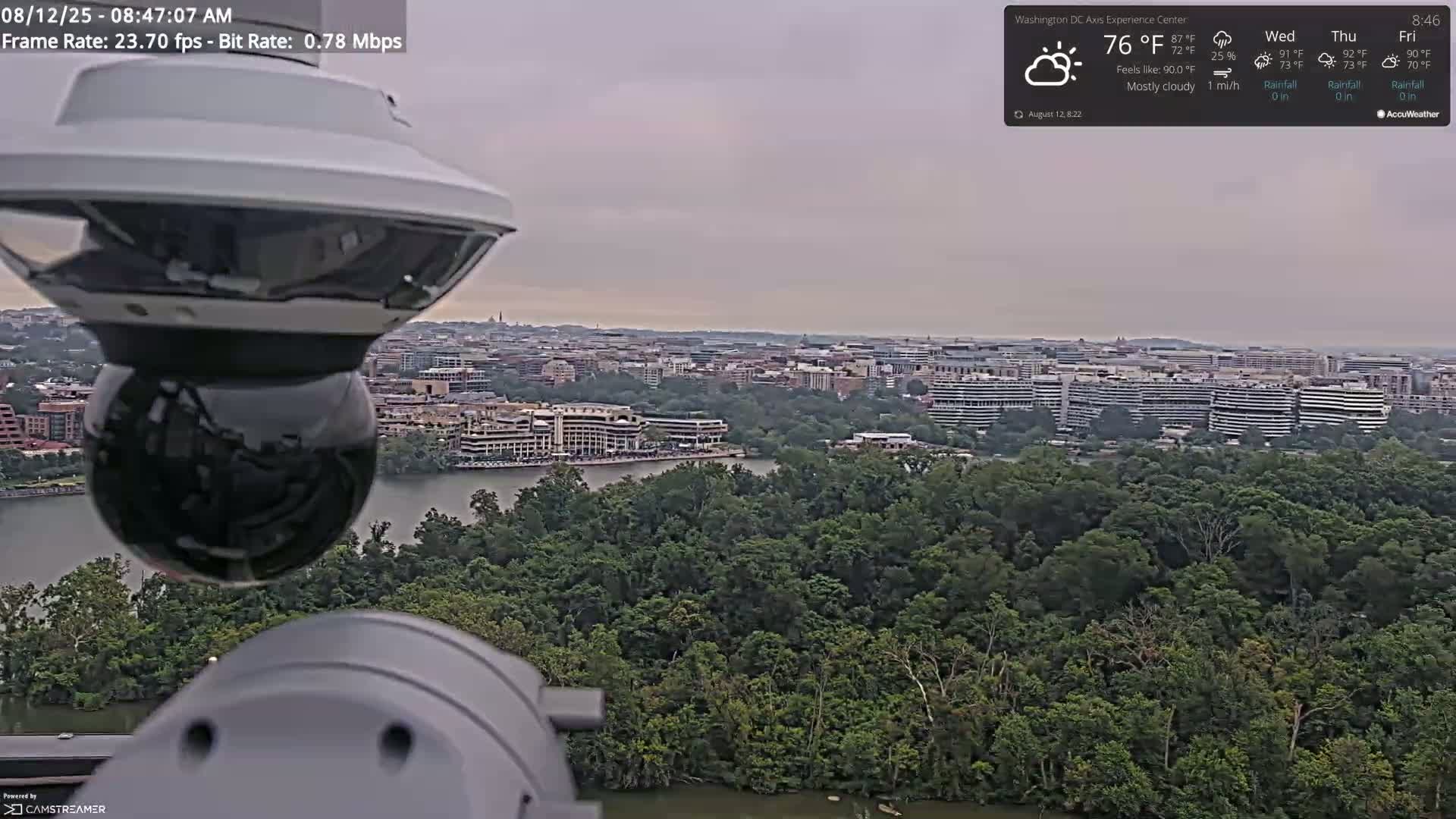 Washington D.C Skyline Live Cam - Washington, Disctrict of Columbia, USA