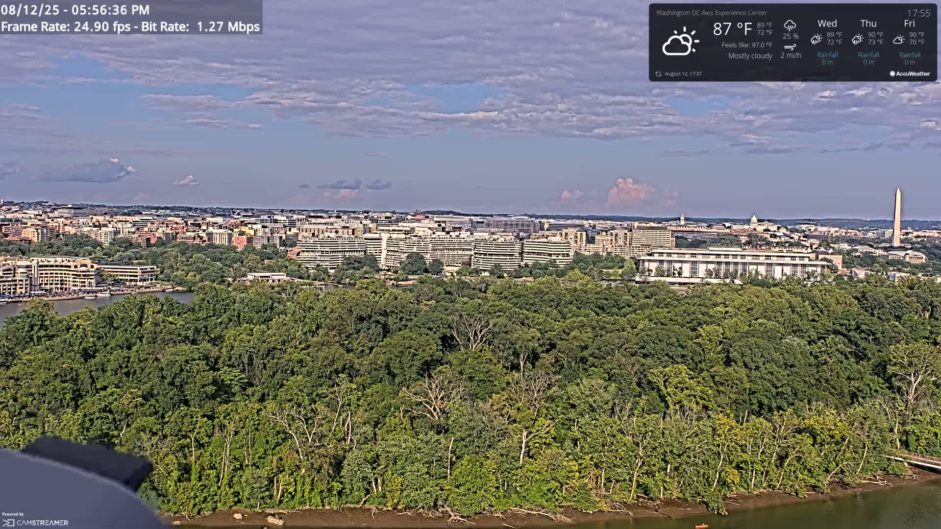 Washington D.C Skyline Live Cam - Washington, Disctrict of Columbia, USA