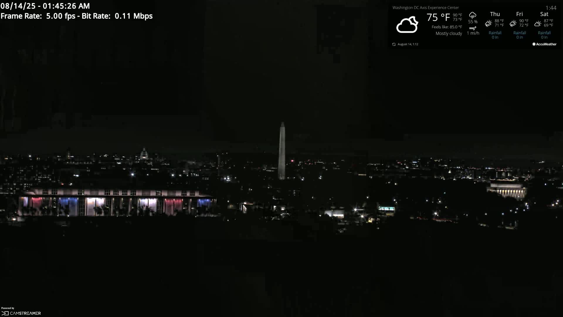 Washington D.C Skyline Live Cam - Washington, Disctrict of Columbia, USA