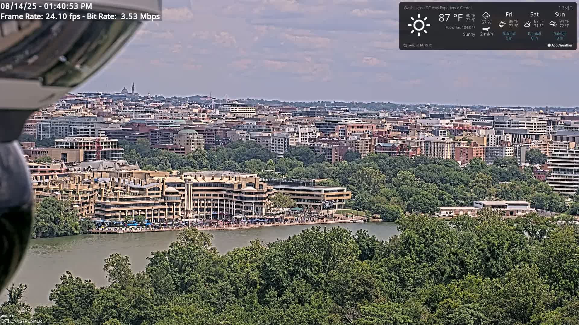 Washington D.C Skyline Live Cam - Washington, Disctrict of Columbia, USA