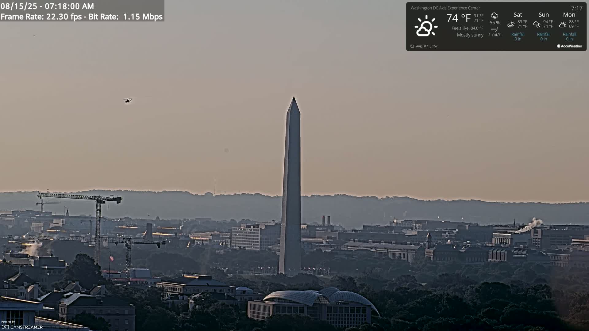 Washington D.C Skyline Live Cam - Washington, Disctrict of Columbia, USA