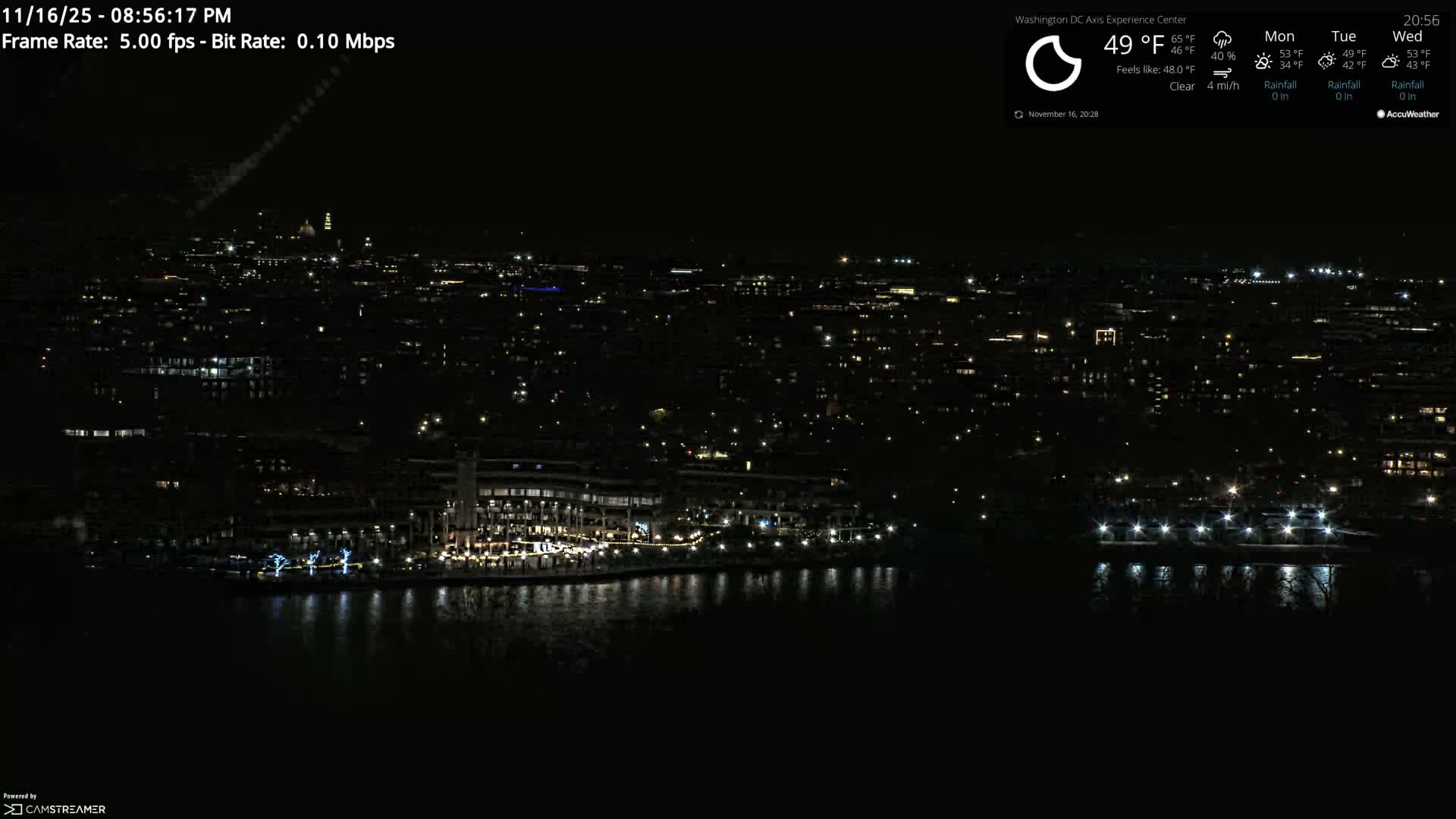 Washington D.C Skyline Live Cam - Washington, Disctrict of Columbia, USA