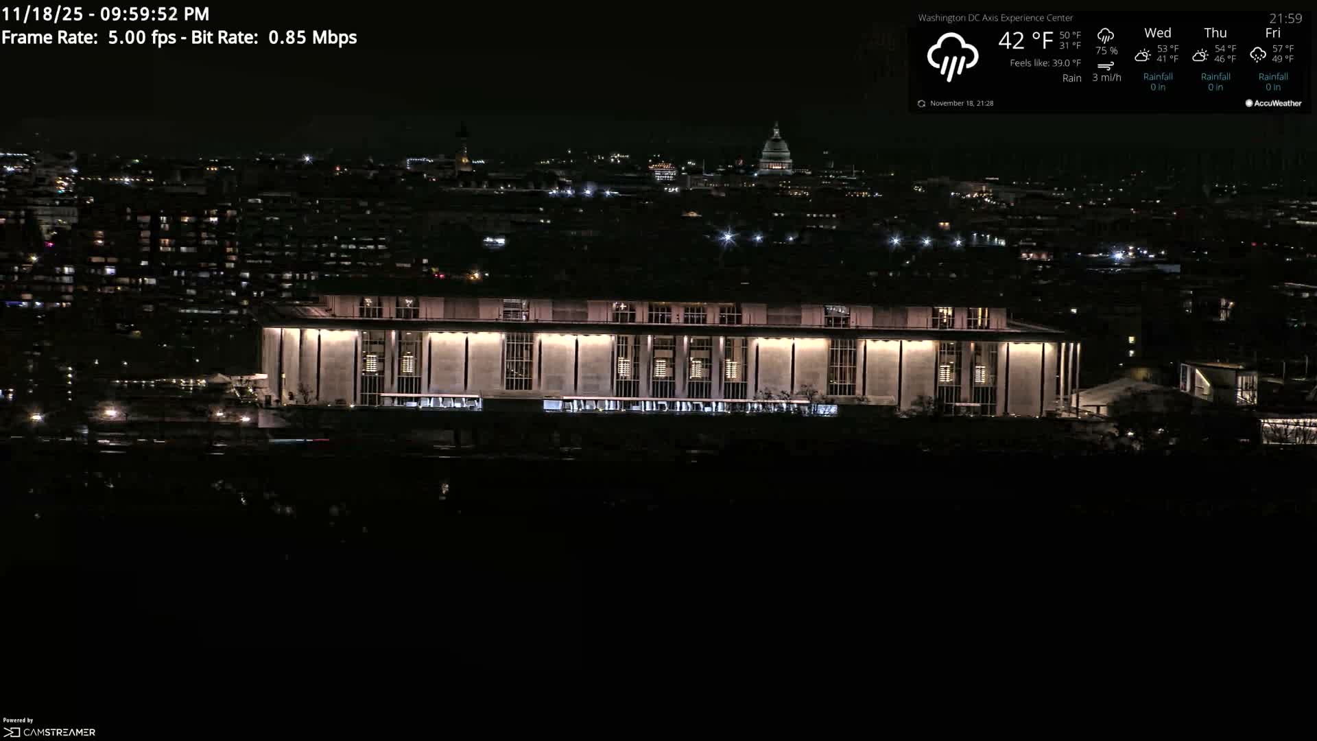 Washington D.C Skyline Live Cam - Washington, Disctrict of Columbia, USA
