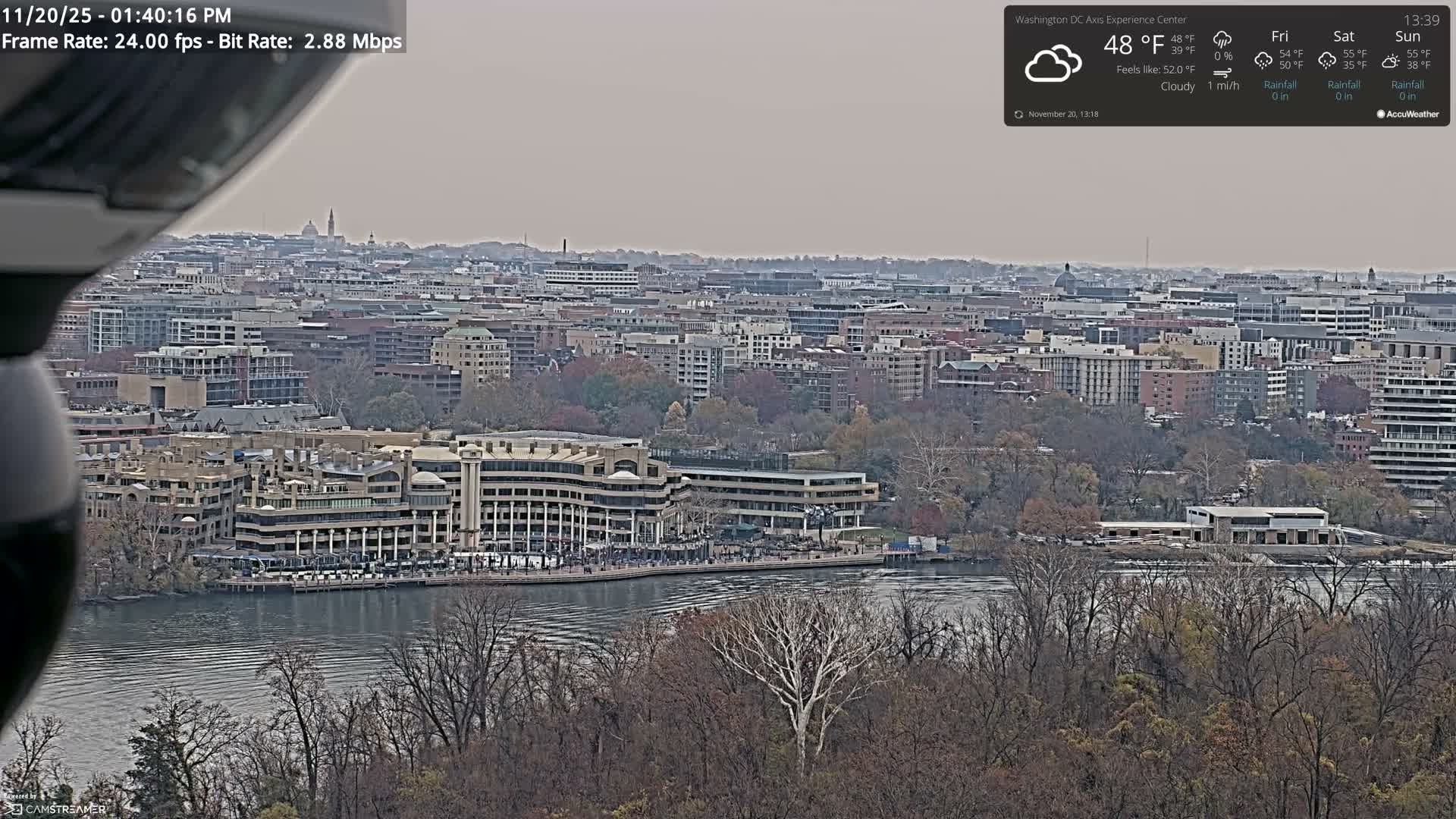 Washington D.C Skyline Live Cam - Washington, Disctrict of Columbia, USA