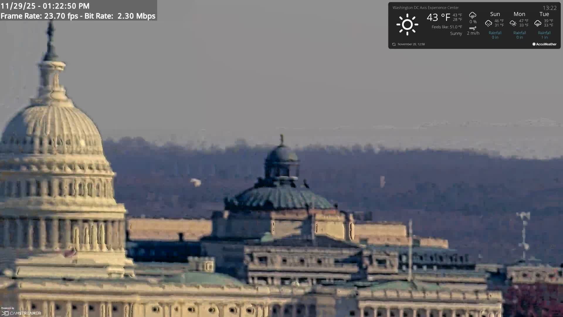 Washington D.C Skyline Live Cam - Washington, Disctrict of Columbia, USA