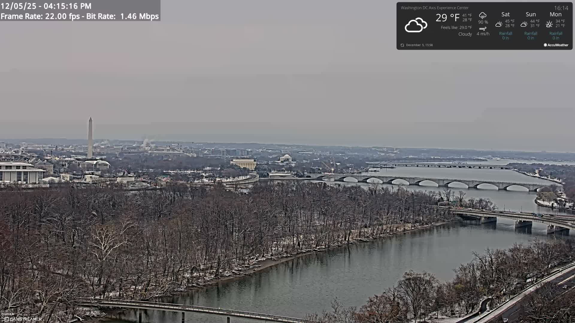 Washington D.C Skyline Live Cam - Washington, Disctrict of Columbia, USA