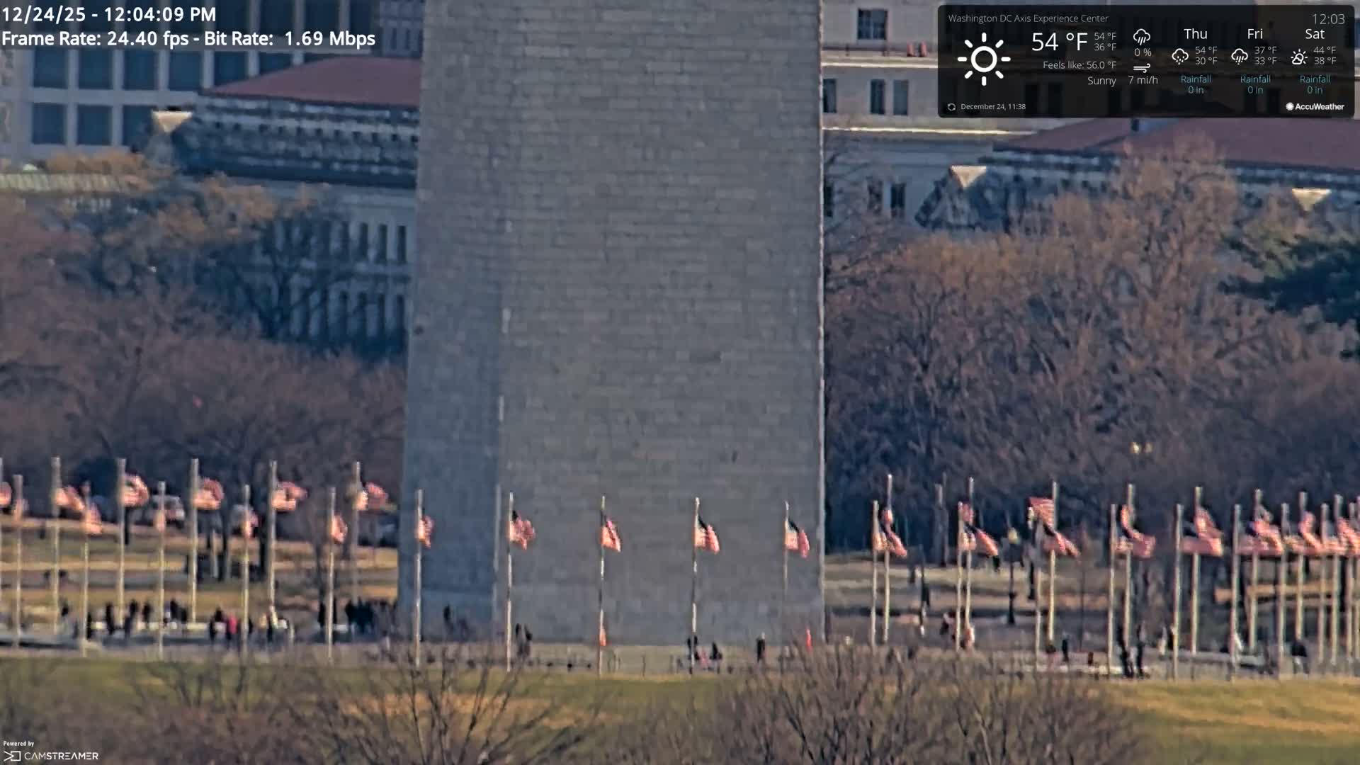 Washington D.C Skyline Live Cam - Washington, Disctrict of Columbia, USA