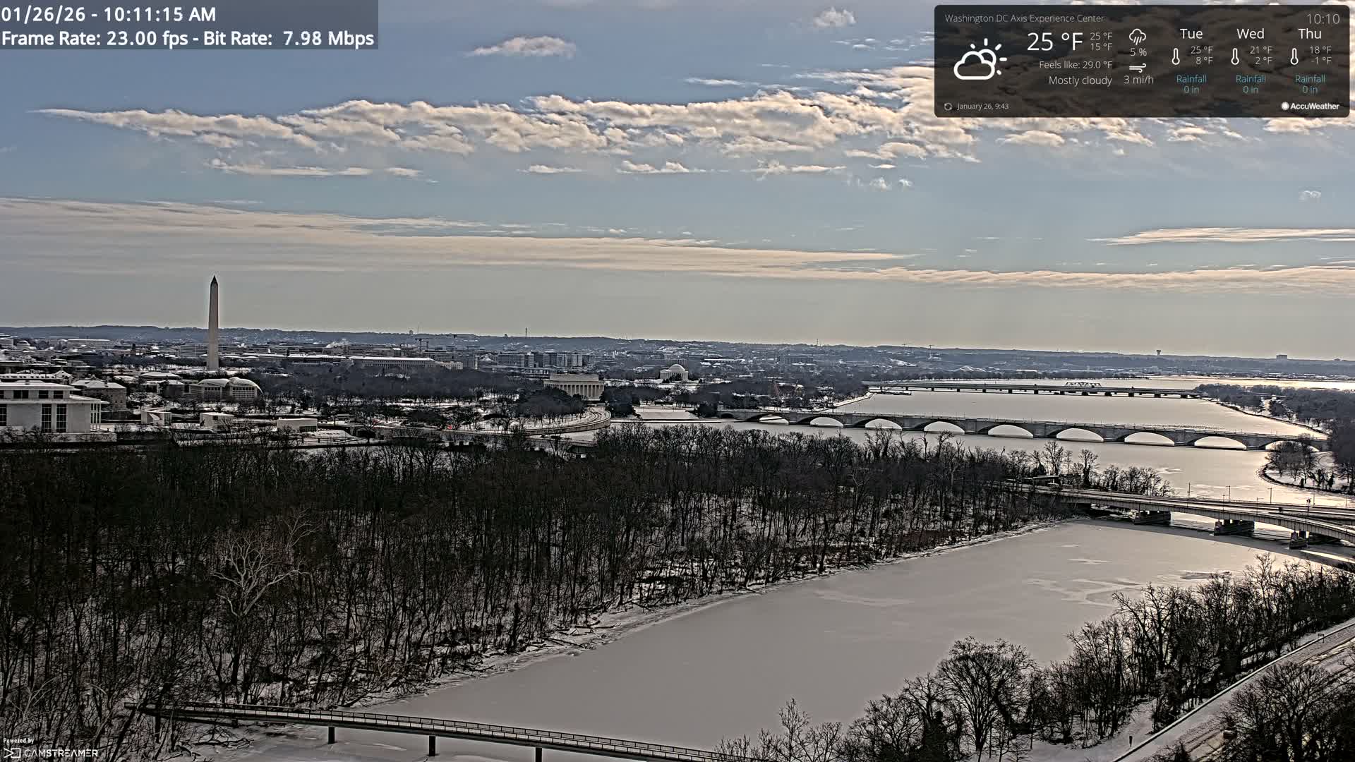 Washington D.C Skyline Live Cam - Washington, Disctrict of Columbia, USA