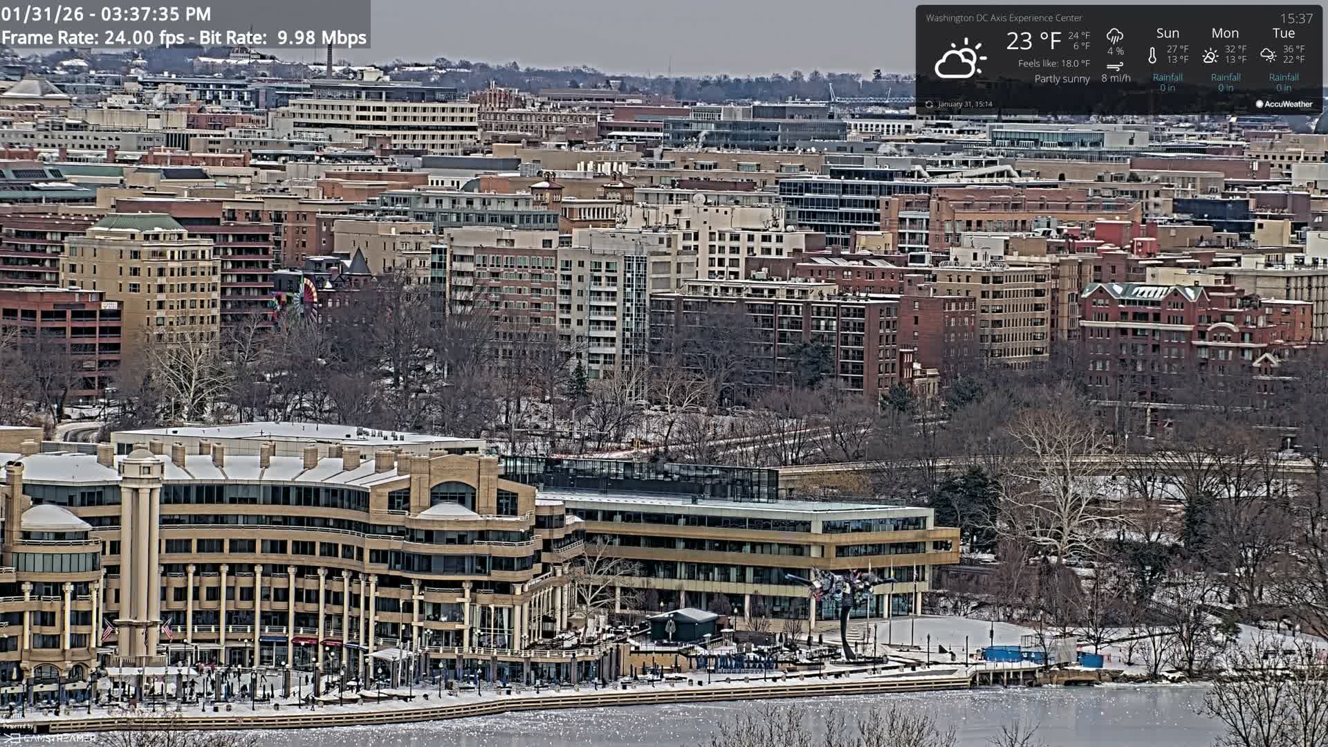 Washington D.C Skyline Live Cam - Washington, Disctrict of Columbia, USA