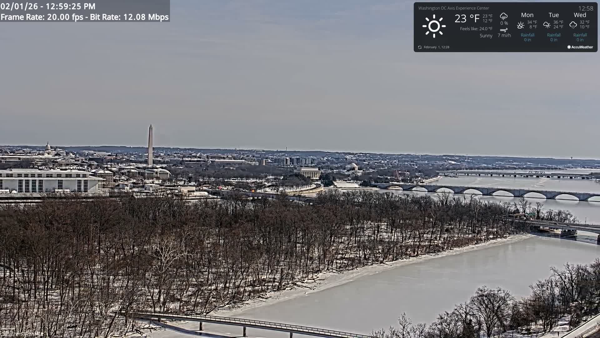 Washington D.C Skyline Live Cam - Washington, Disctrict of Columbia, USA