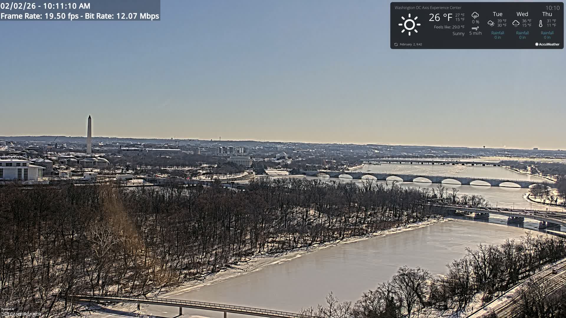 Washington D.C Skyline Live Cam - Washington, Disctrict of Columbia, USA