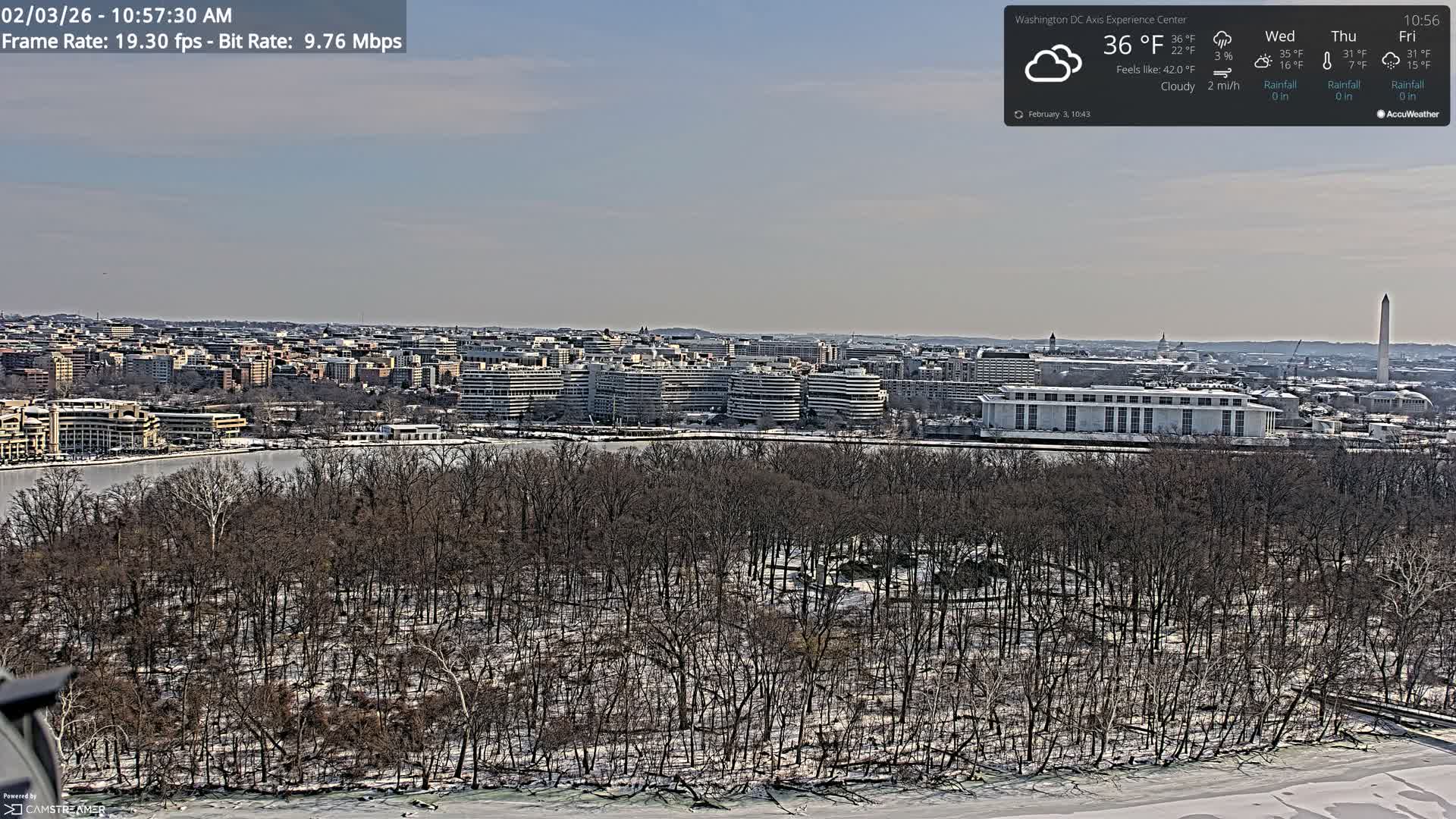 Washington D.C Skyline Live Cam - Washington, Disctrict of Columbia, USA