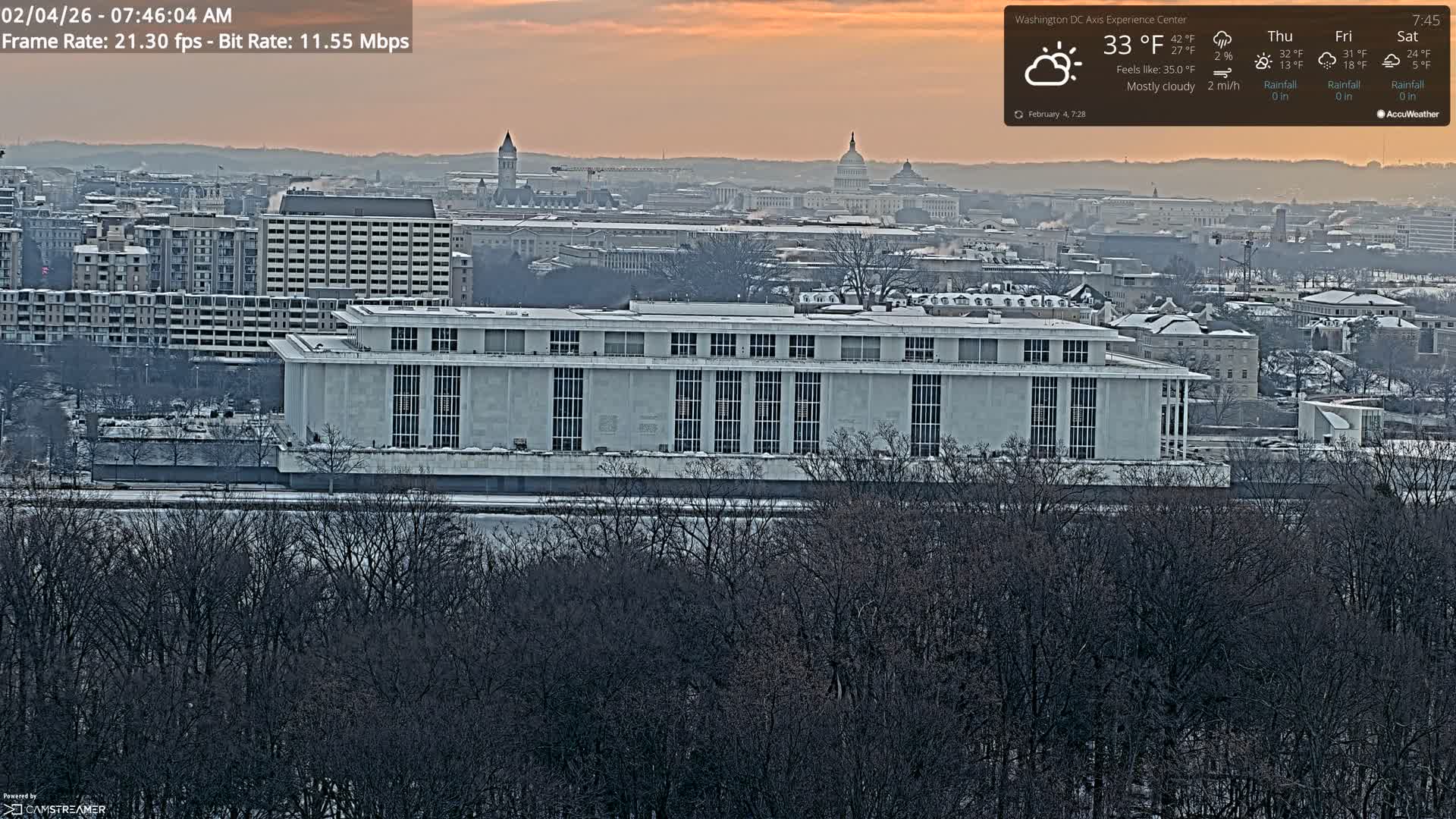 Washington D.C Skyline Live Cam - Washington, Disctrict of Columbia, USA