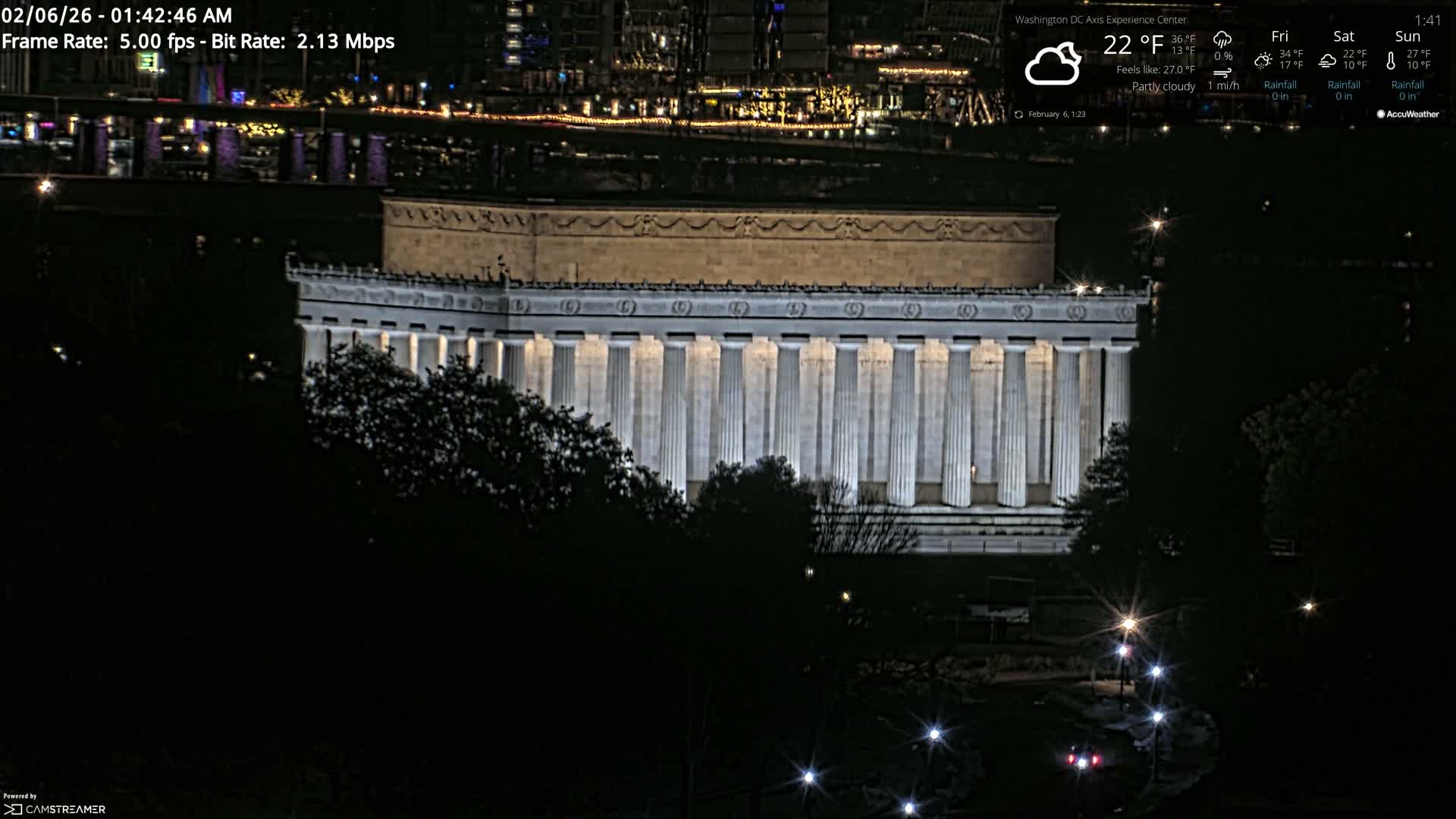 Washington D.C Skyline Live Cam - Washington, Disctrict of Columbia, USA
