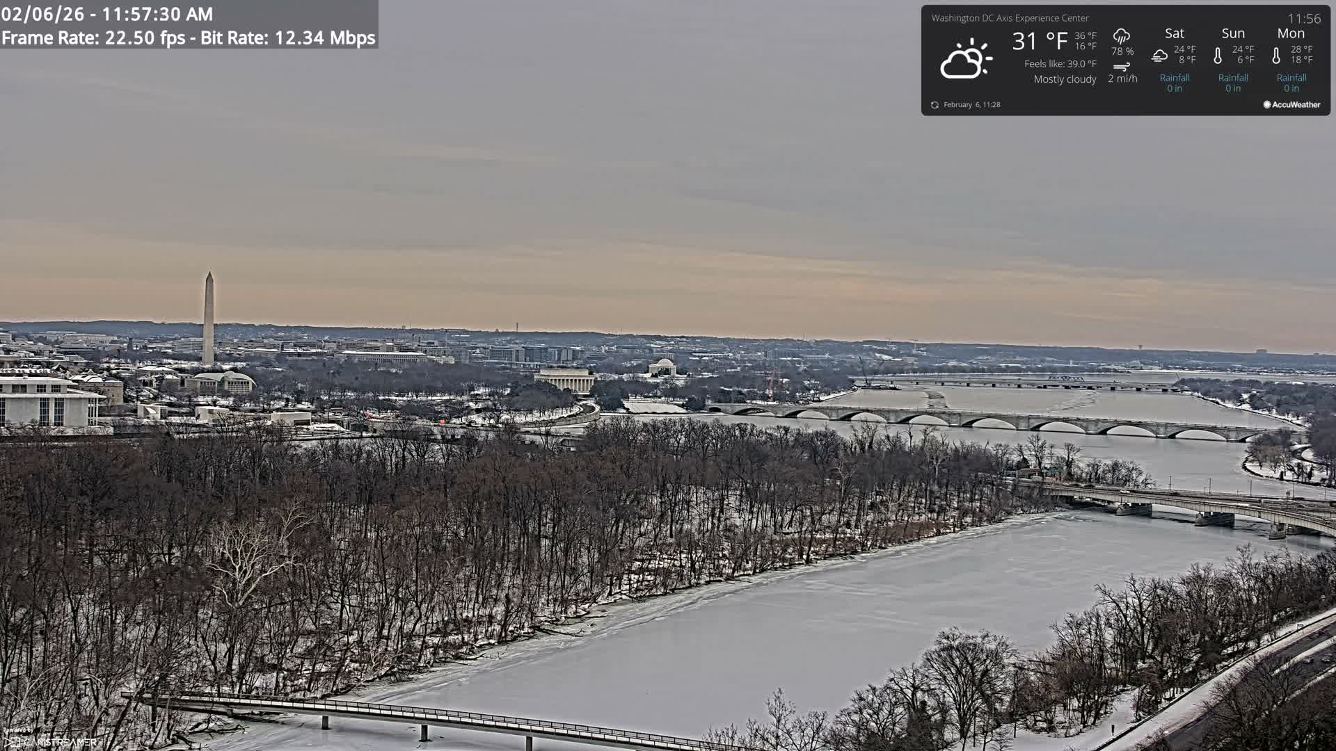 Washington D.C Skyline Live Cam - Washington, Disctrict of Columbia, USA
