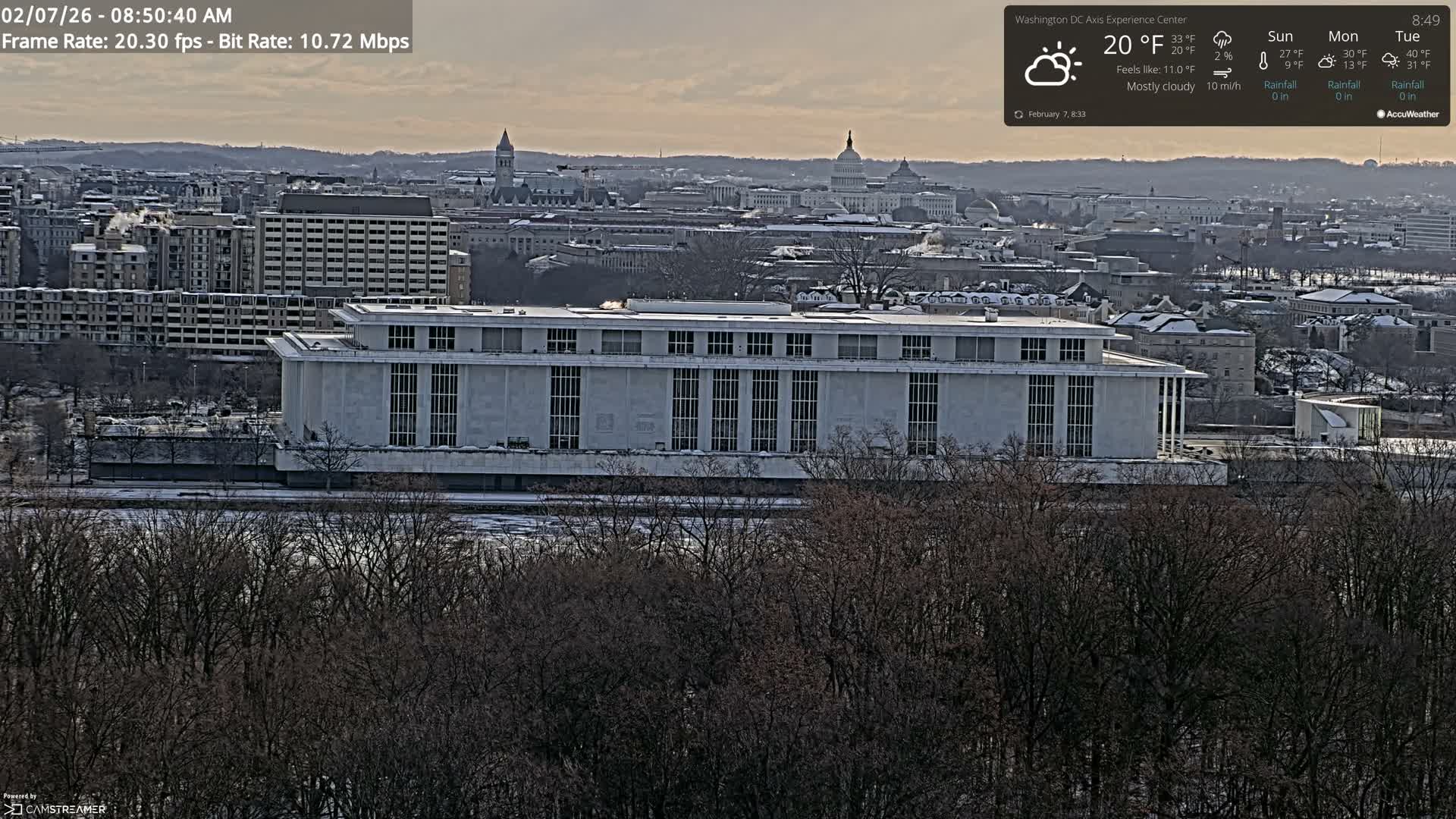 Washington D.C Skyline Live Cam - Washington, Disctrict of Columbia, USA