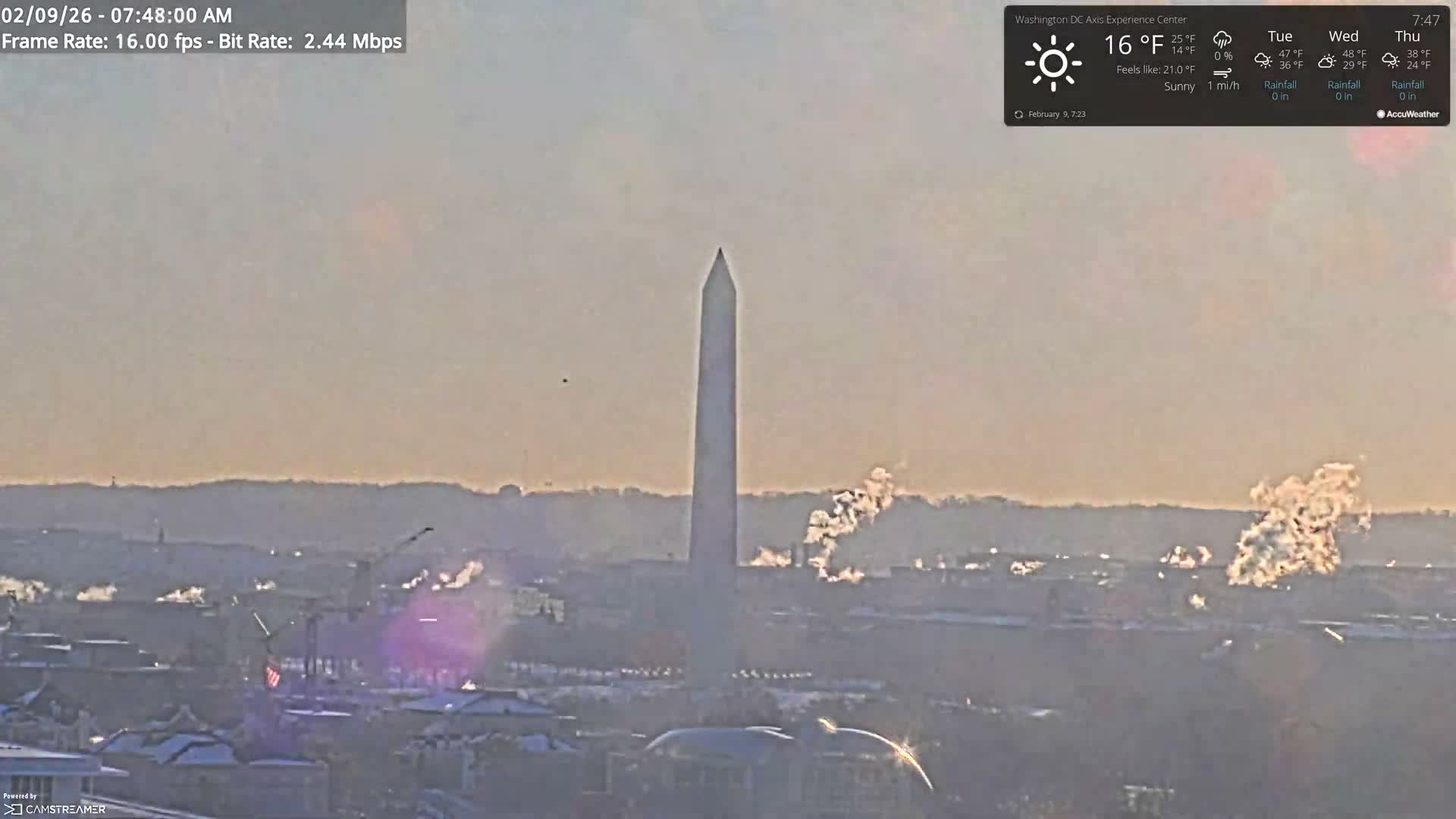 Washington D.C Skyline Live Cam - Washington, Disctrict of Columbia, USA