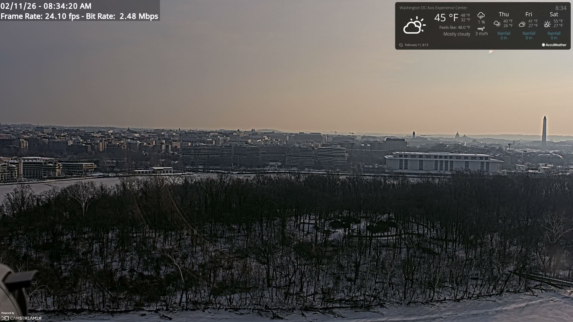 Washington D.C Skyline Live Cam - Washington, Disctrict of Columbia, USA