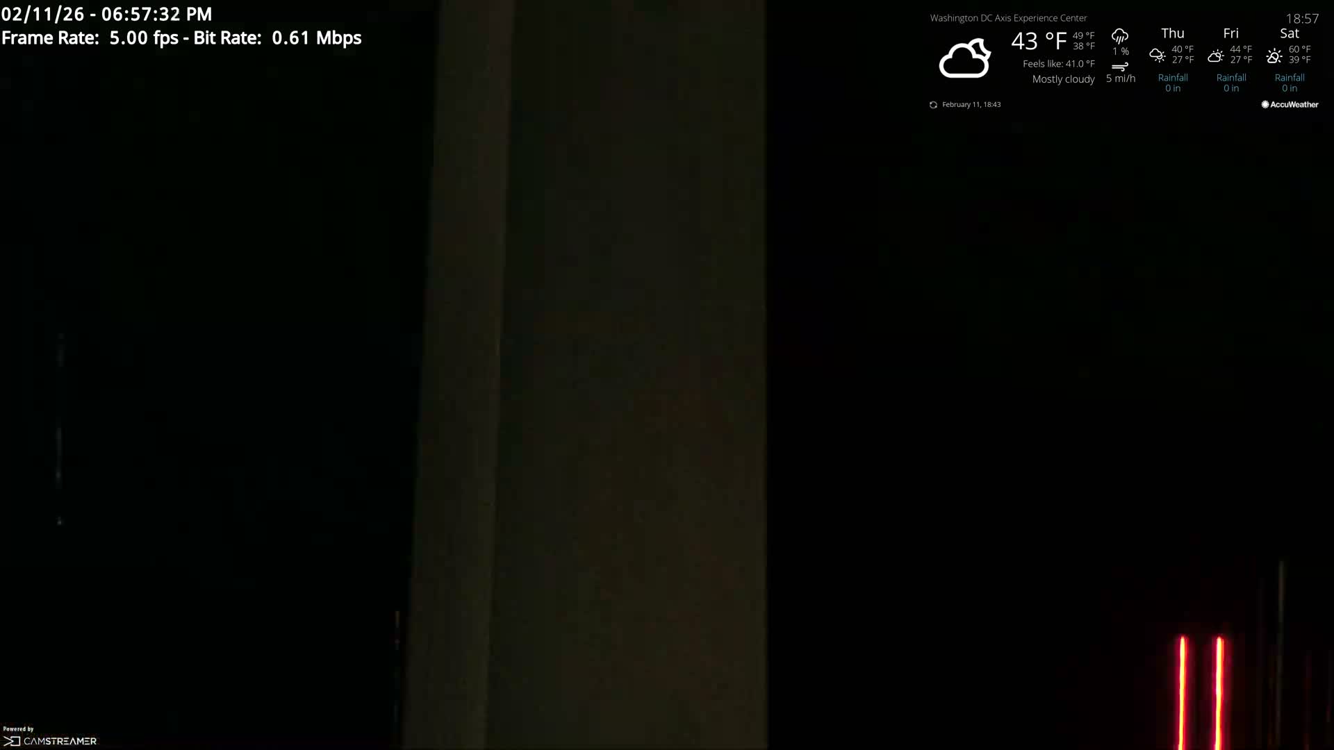 Washington D.C Skyline Live Cam - Washington, Disctrict of Columbia, USA
