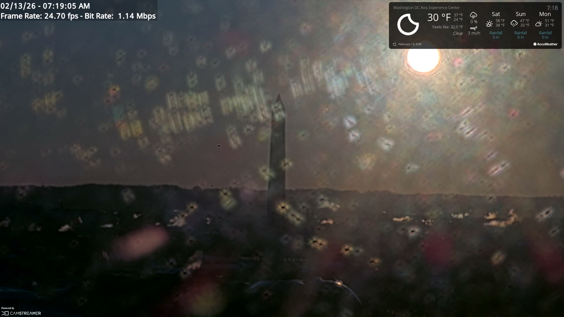 Washington D.C Skyline Live Cam - Washington, Disctrict of Columbia, USA