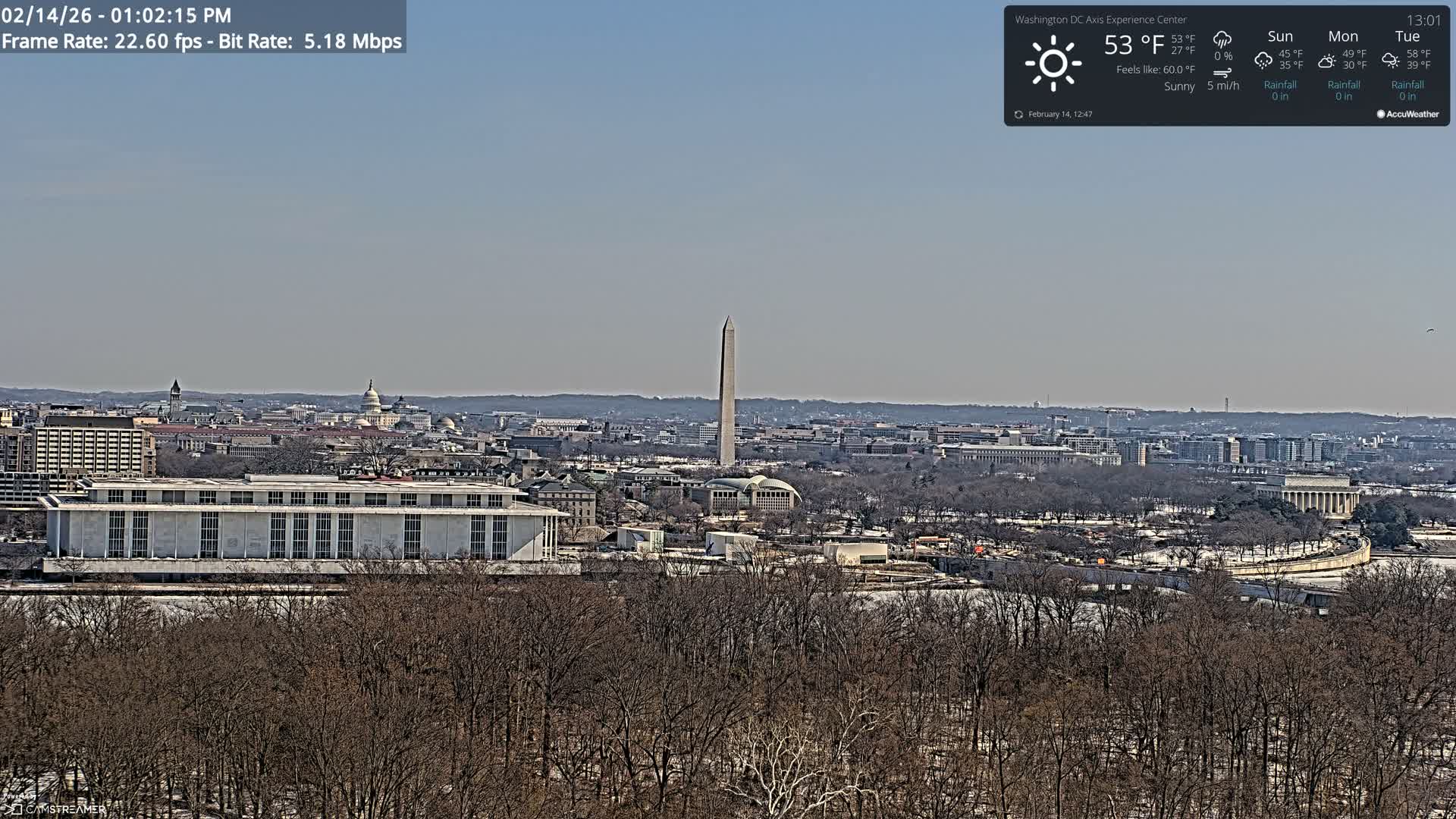 Washington D.C Skyline Live Cam - Washington, Disctrict of Columbia, USA