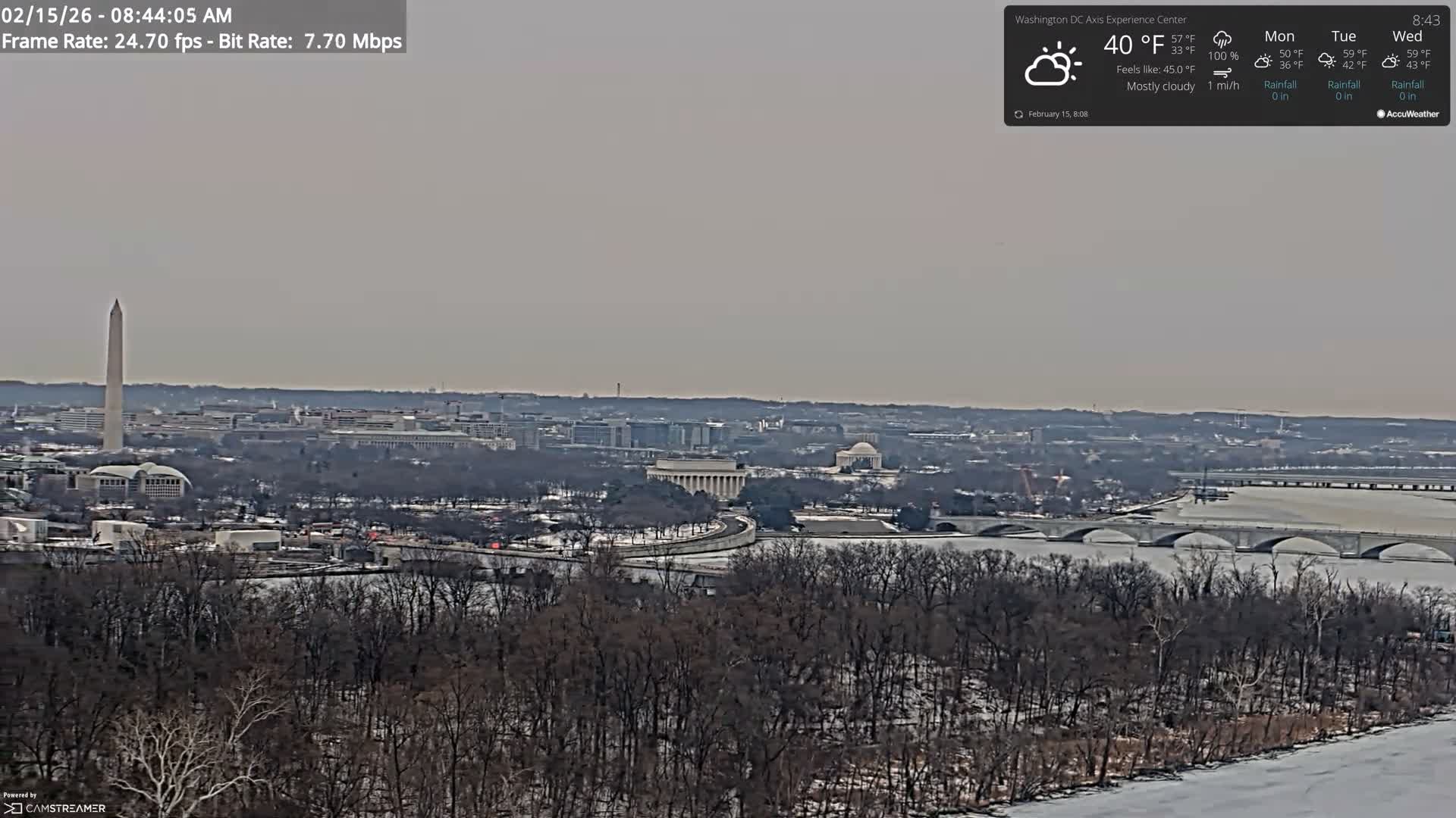 Washington D.C Skyline Live Cam - Washington, Disctrict of Columbia, USA