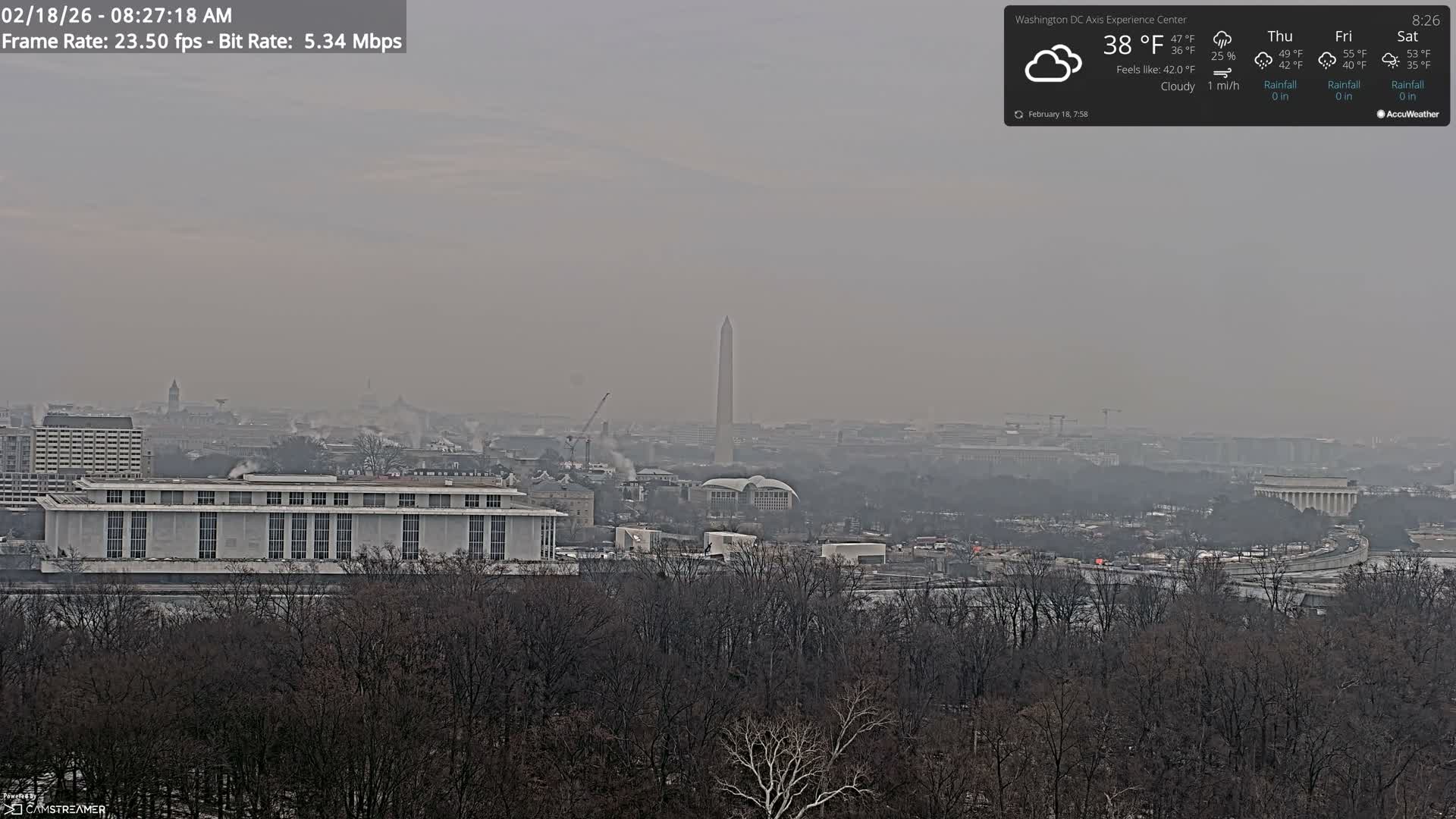 Washington D.C Skyline Live Cam - Washington, Disctrict of Columbia, USA