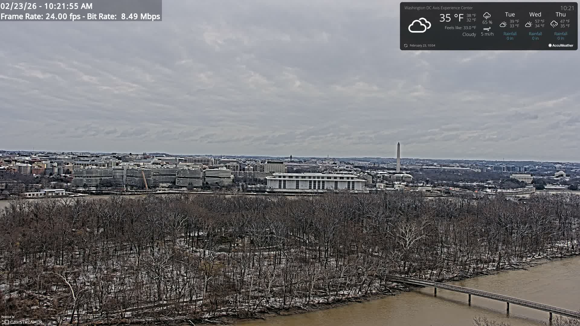 Washington D.C Skyline Live Cam - Washington, Disctrict of Columbia, USA