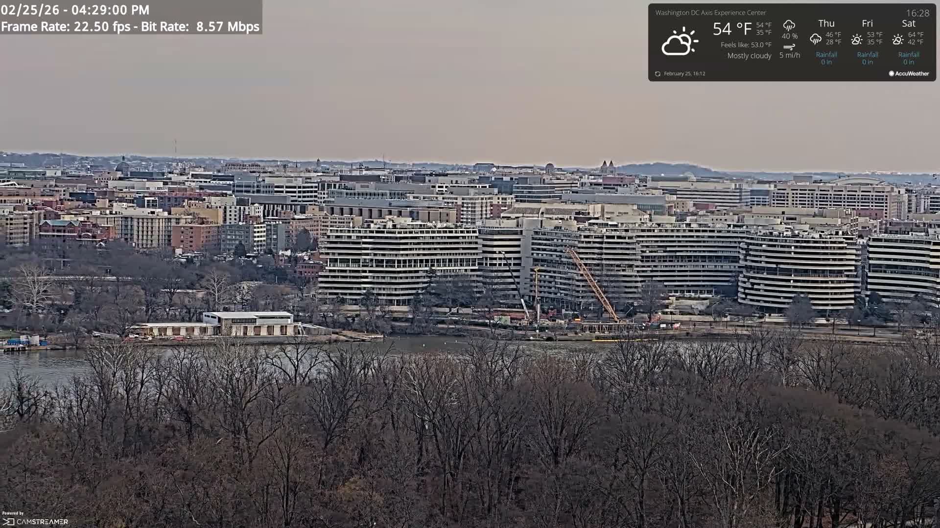 Washington D.C Skyline Live Cam - Washington, Disctrict of Columbia, USA