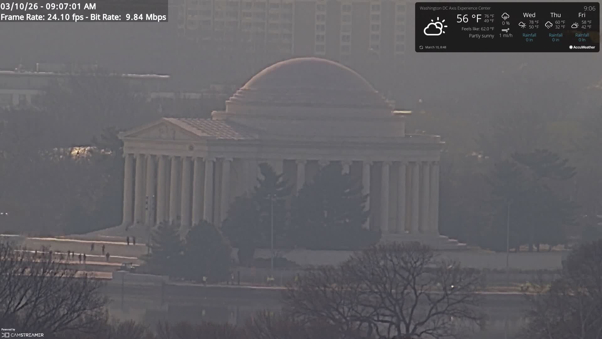 Washington D.C Skyline Live Cam - Washington, Disctrict of Columbia, USA